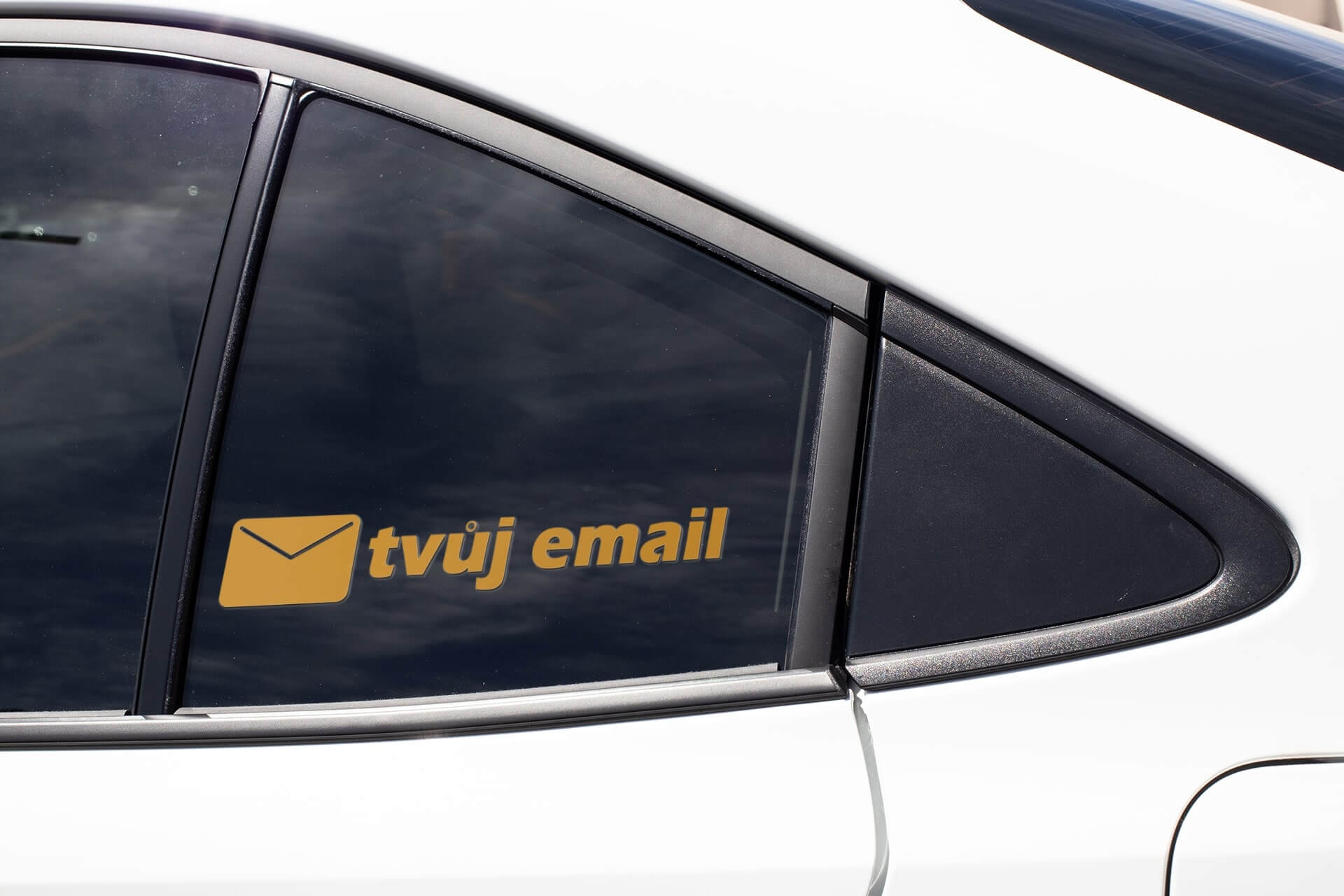 Nálepka Tvůj email
