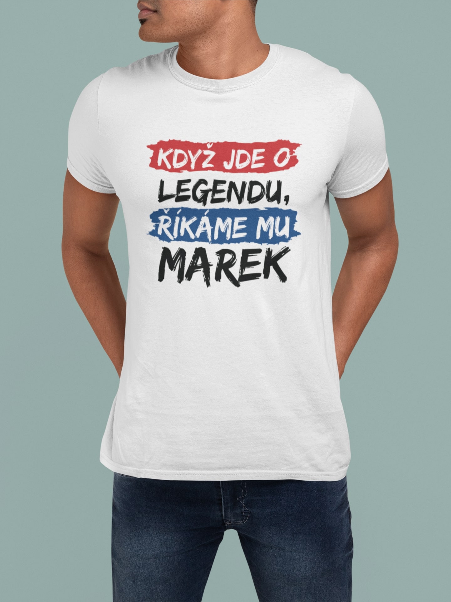 Pánske tričko Marek Barva: Bíla