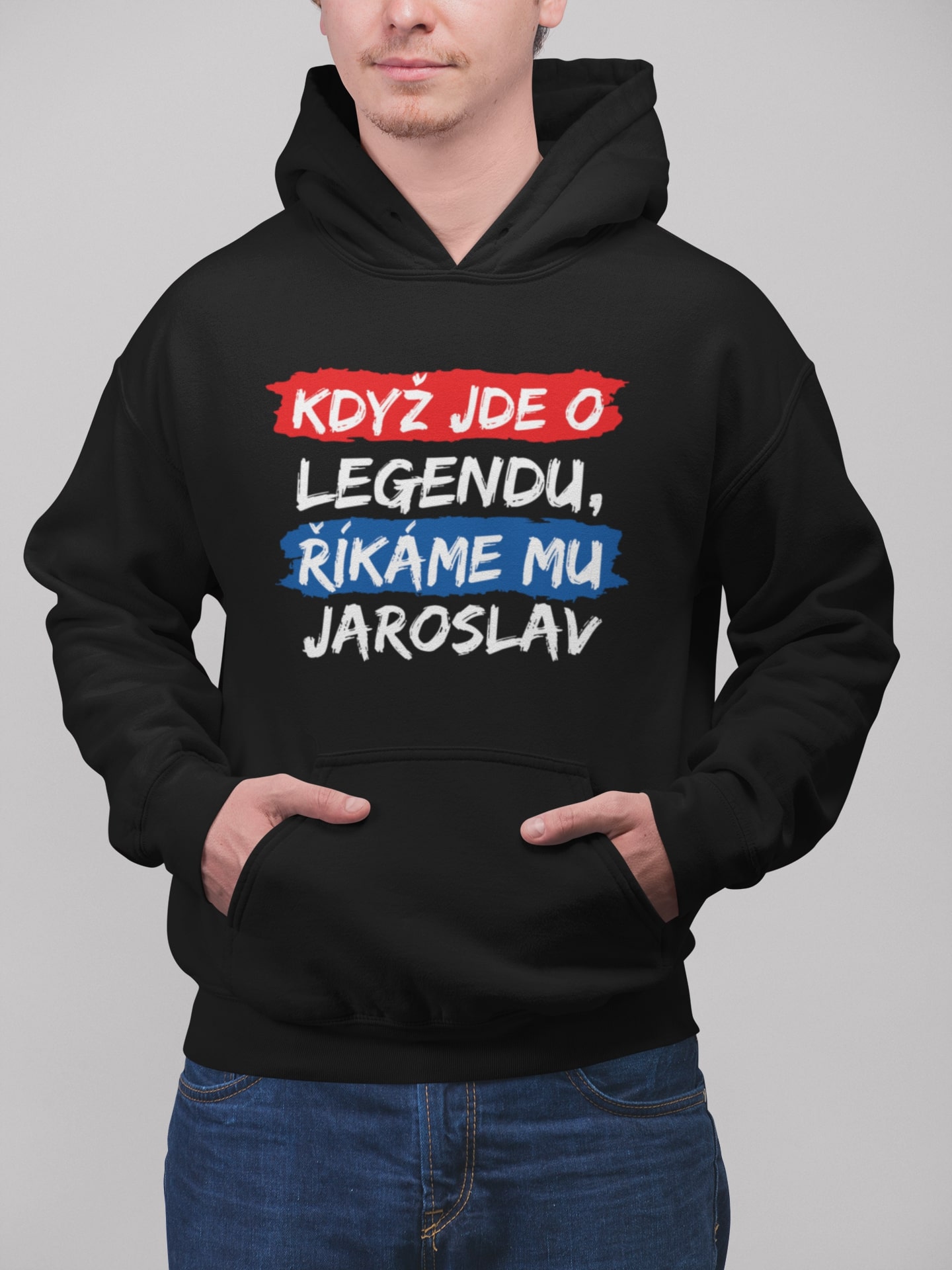 Pánska mikina Jaroslav Barva: Černá