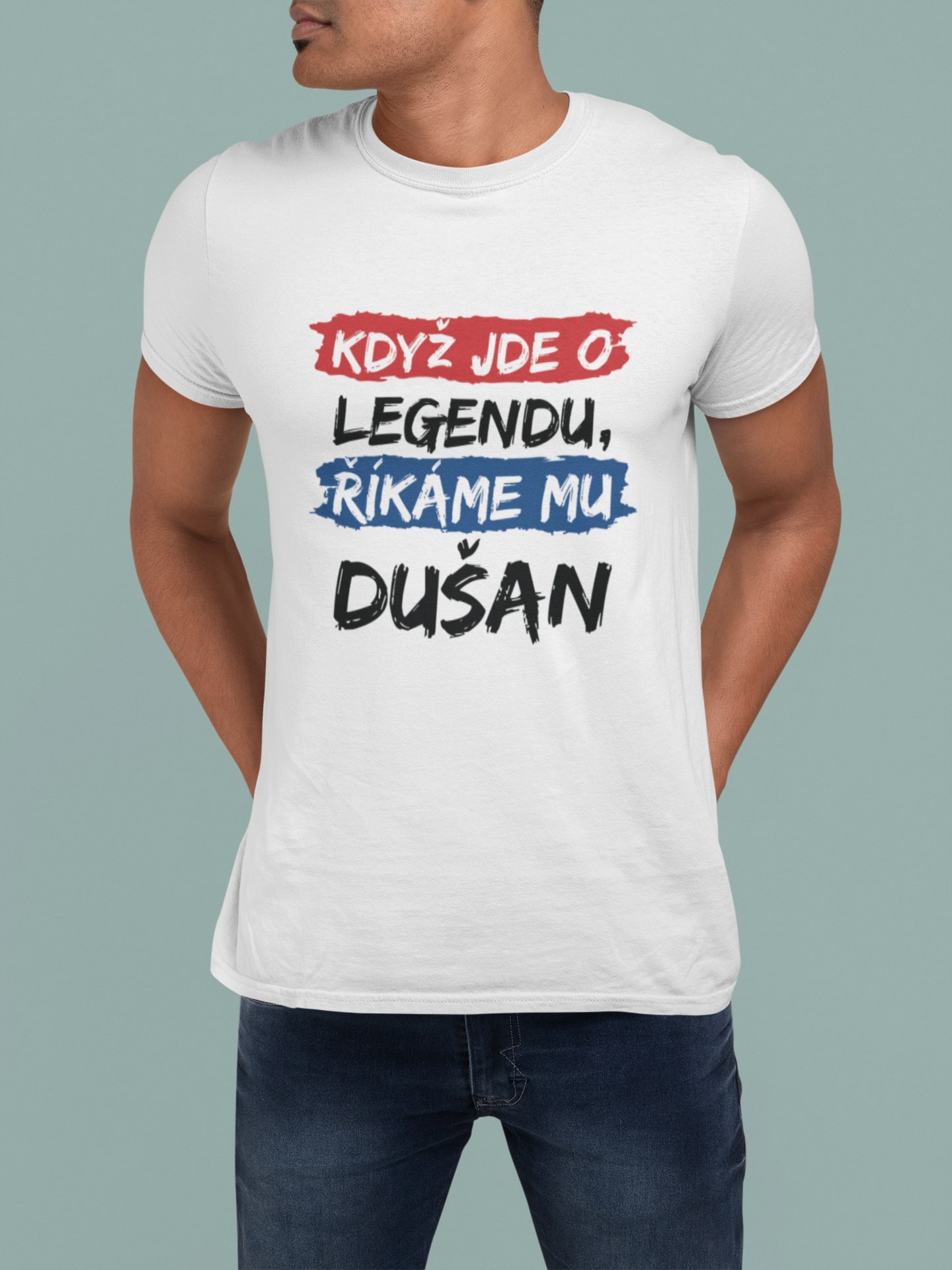 Pánske tričko Dušan Barva: Bíla