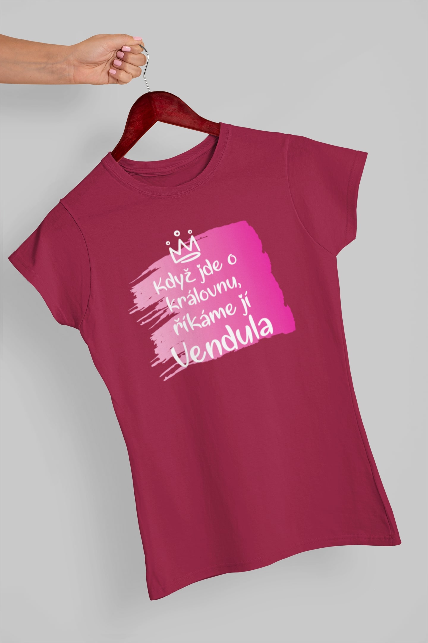 Dámské tričko Vendula Barva: Marlboro červená