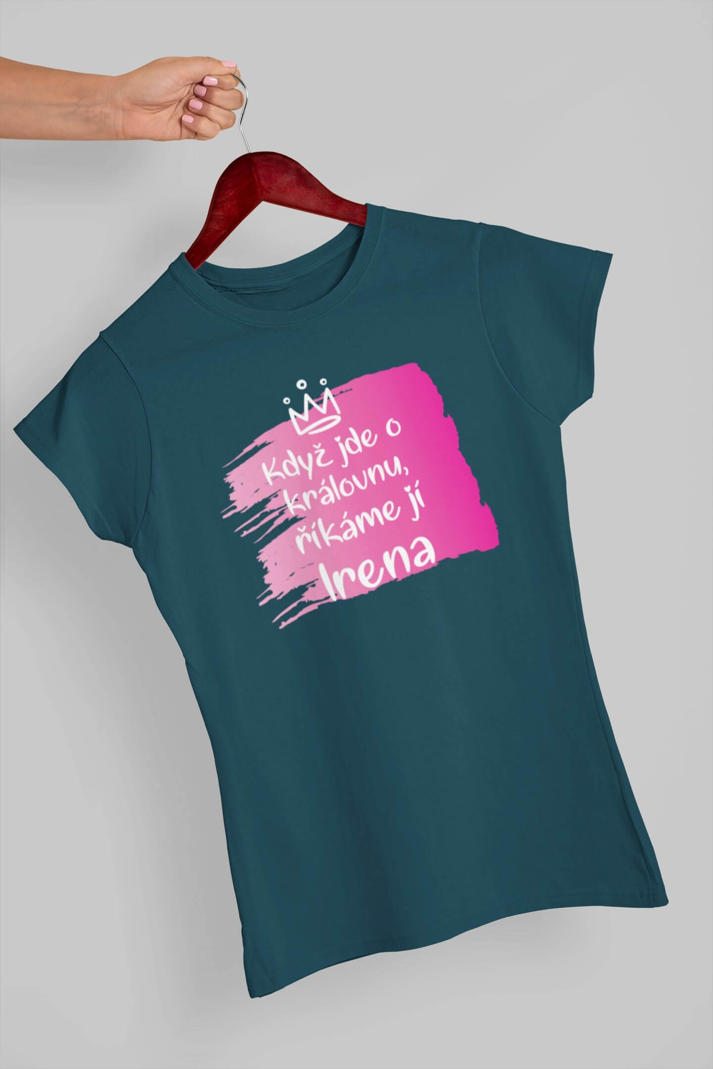 Dámské tričko Irena Barva: Petrolejová modrá