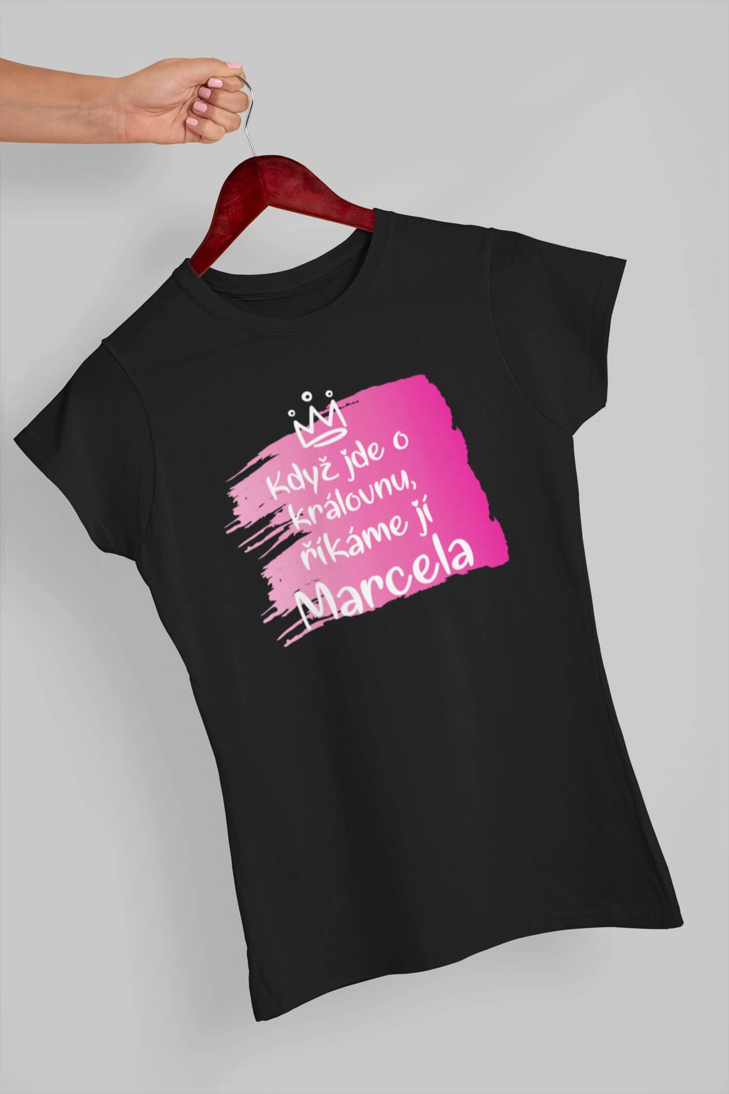 Dámské tričko Marcela Barva: Černá