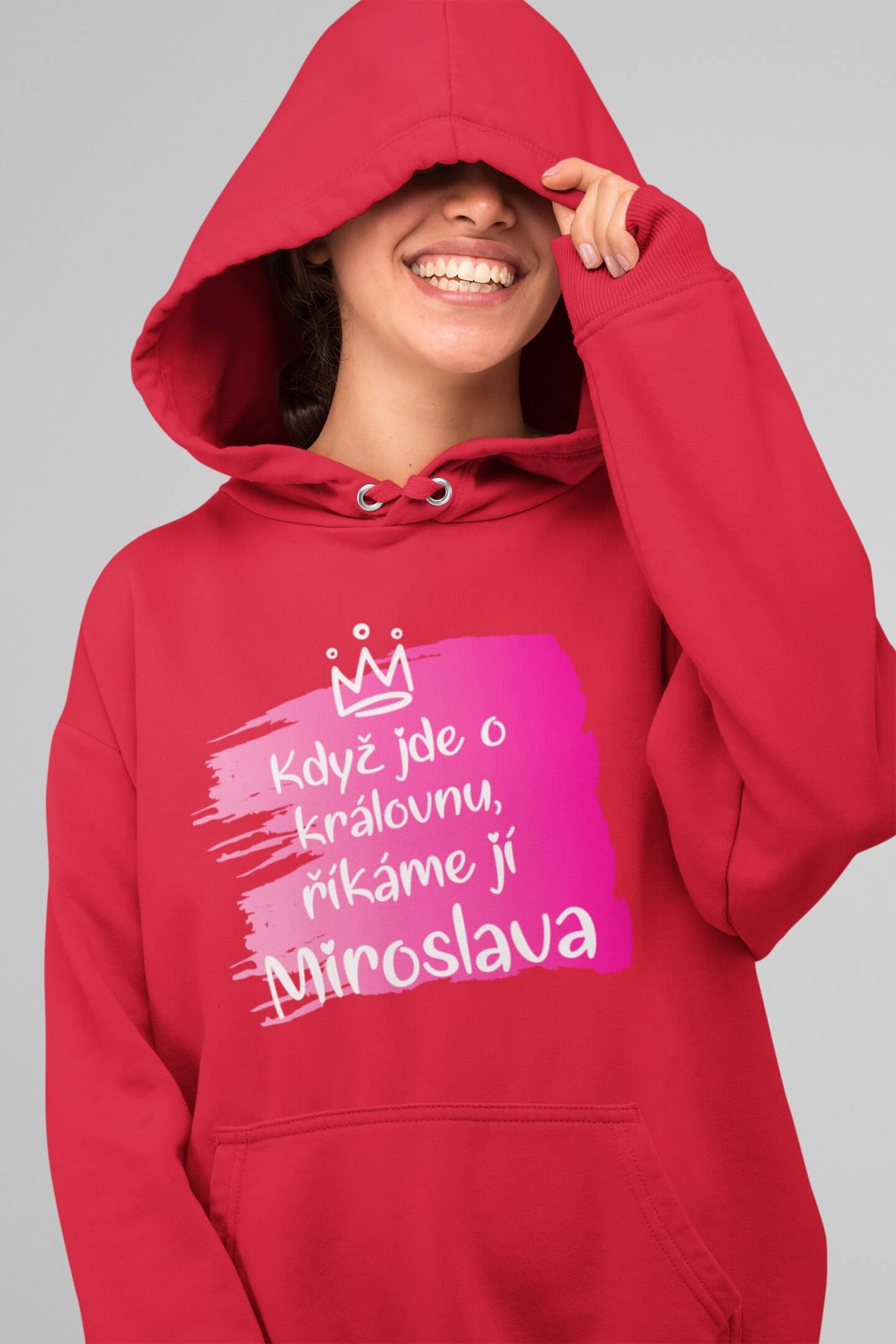 Dámská mikina Miroslava Barva: Červená