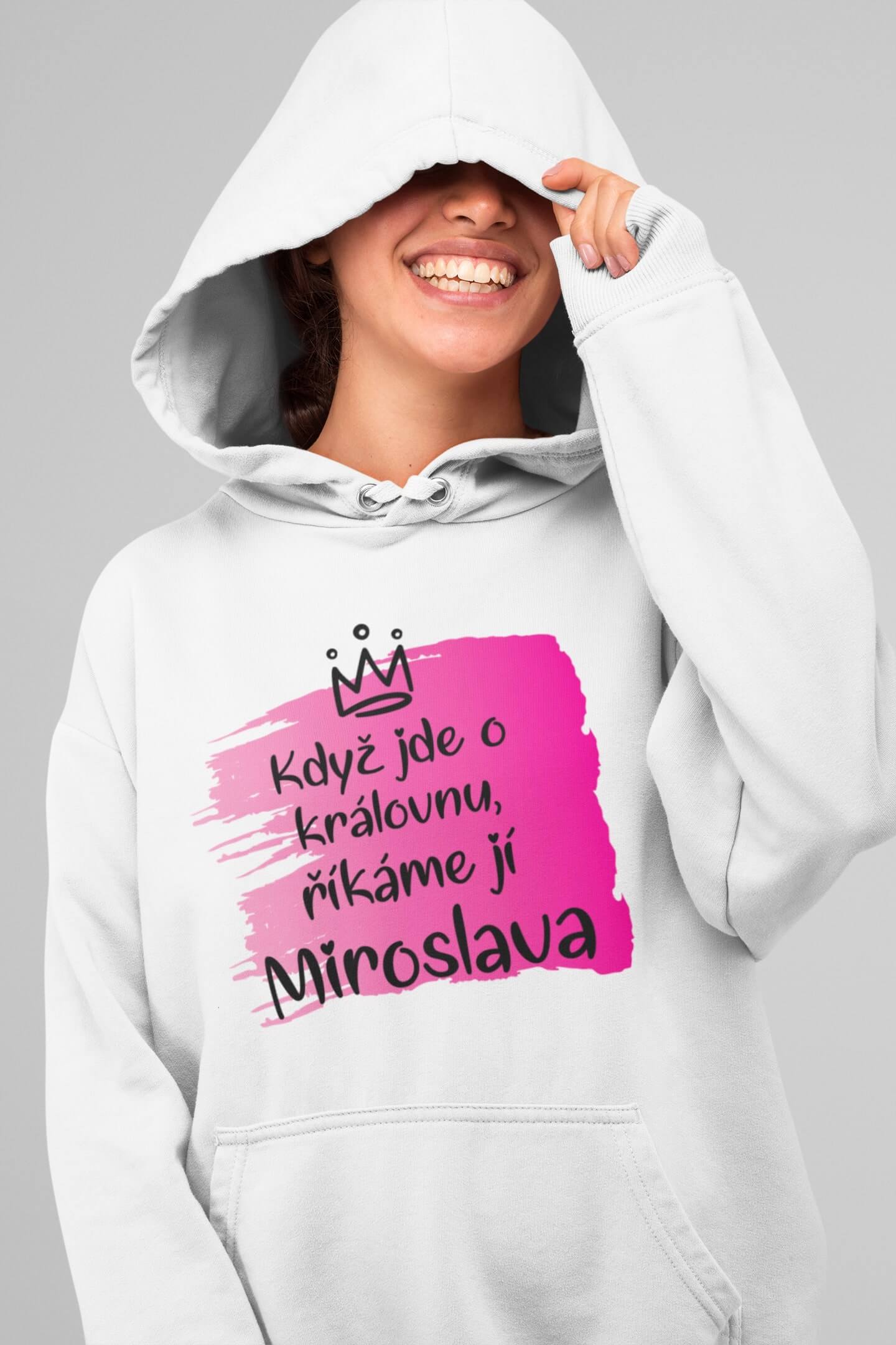 Dámská mikina Miroslava Barva: Bíla
