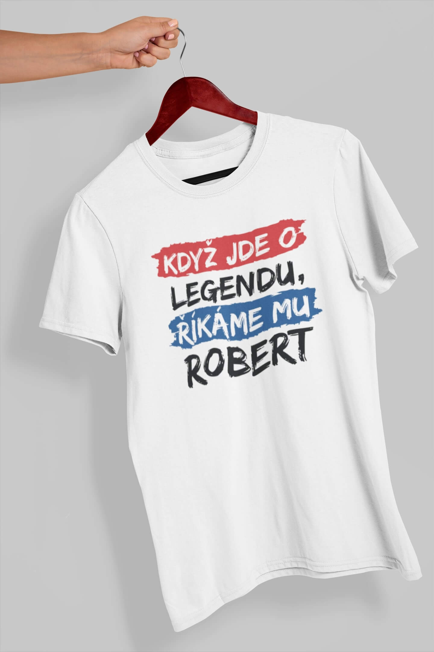 Pánské tričko Robert Barva: Bíla