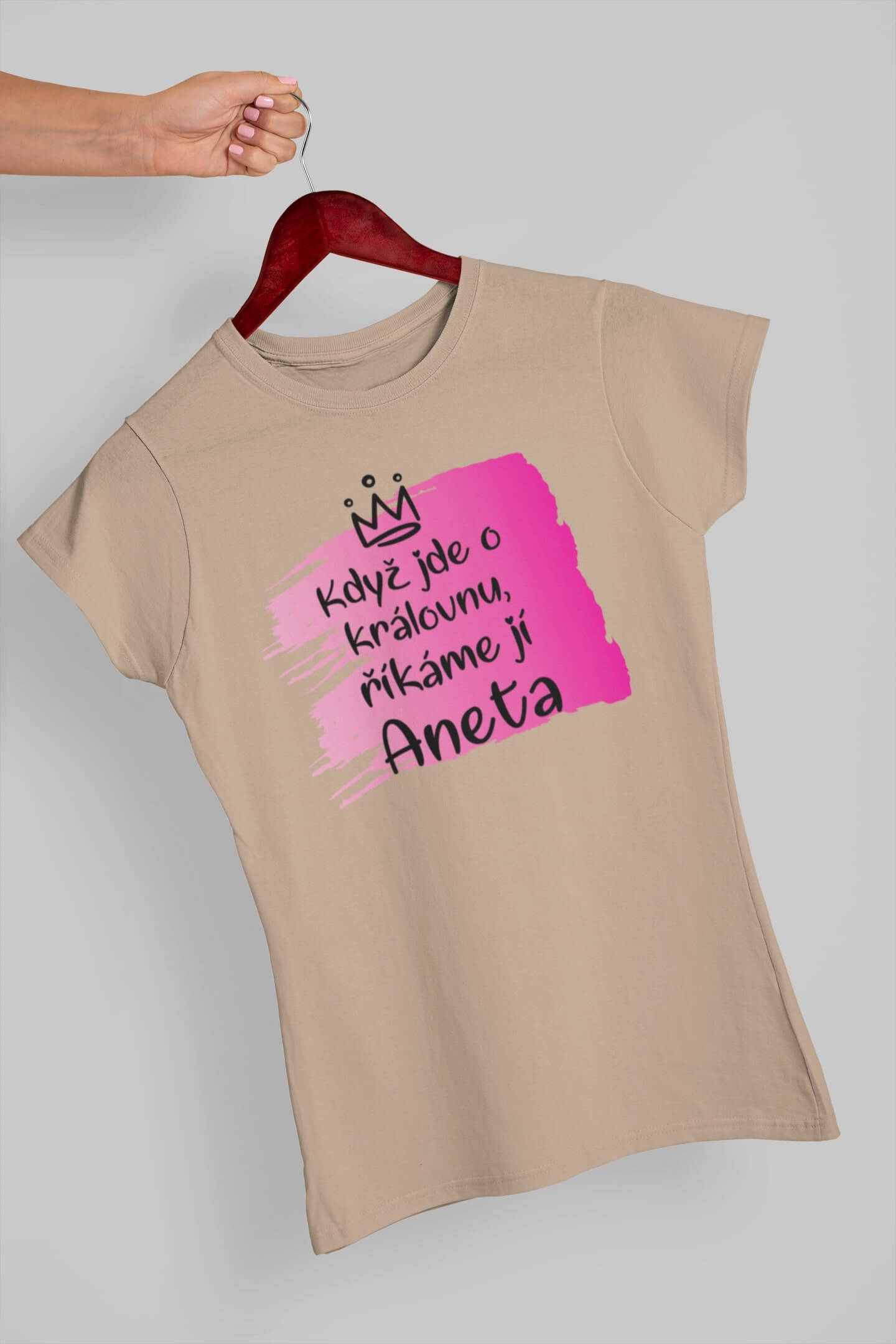 Dámské tričko Aneta Barva: Písková