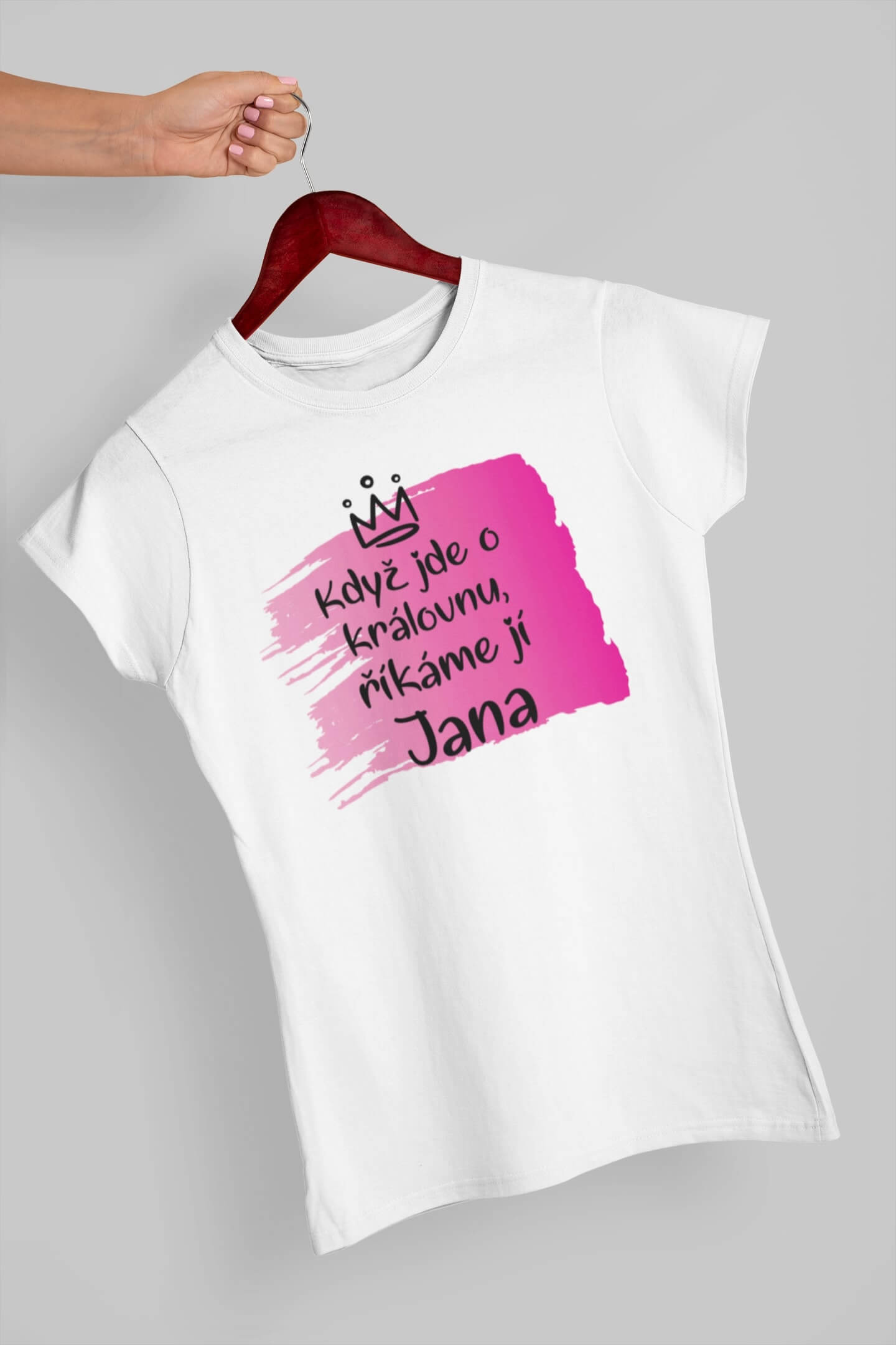 Dámské tričko Jana Barva: Bíla