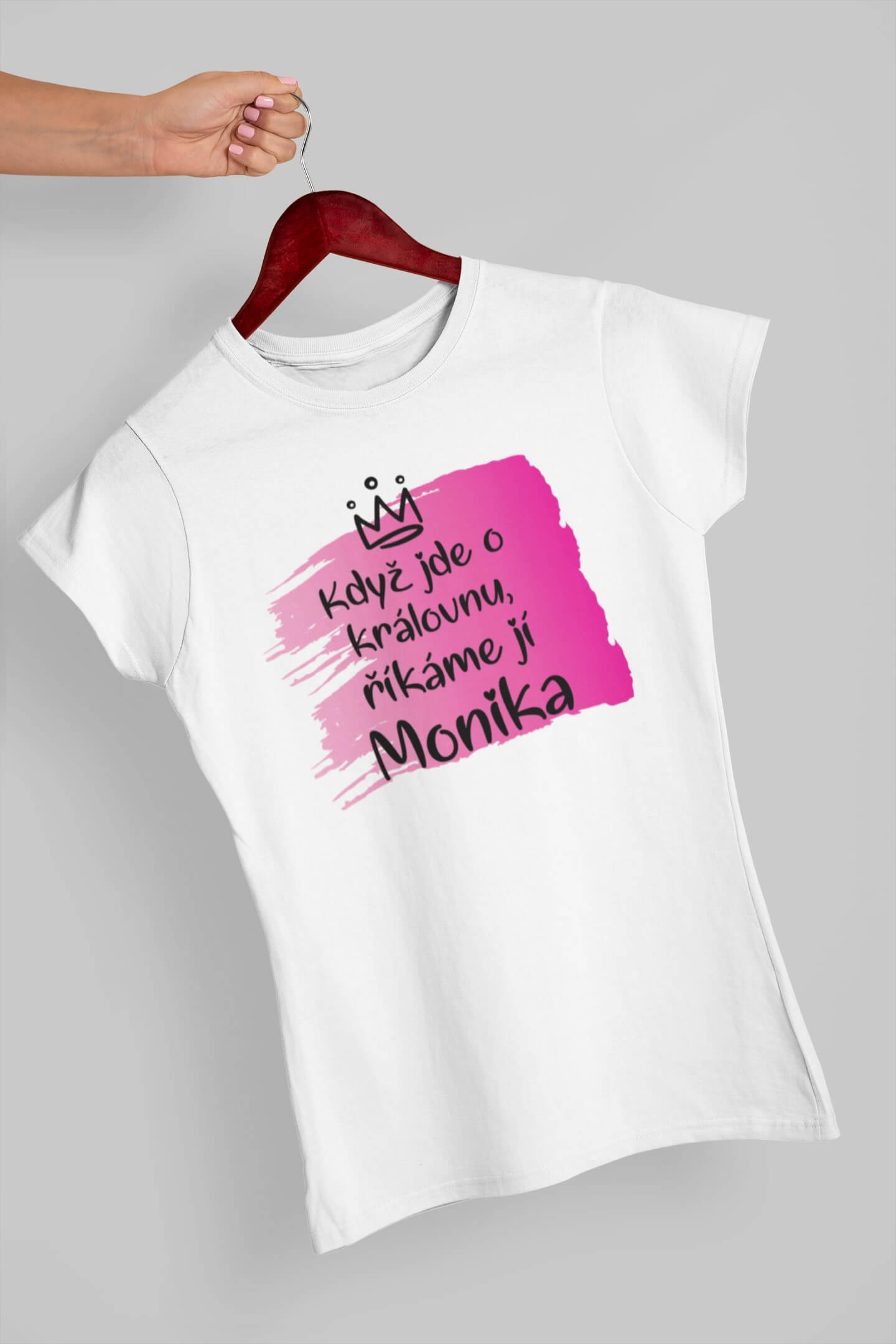 Dámské tričko Monika Barva: Bíla