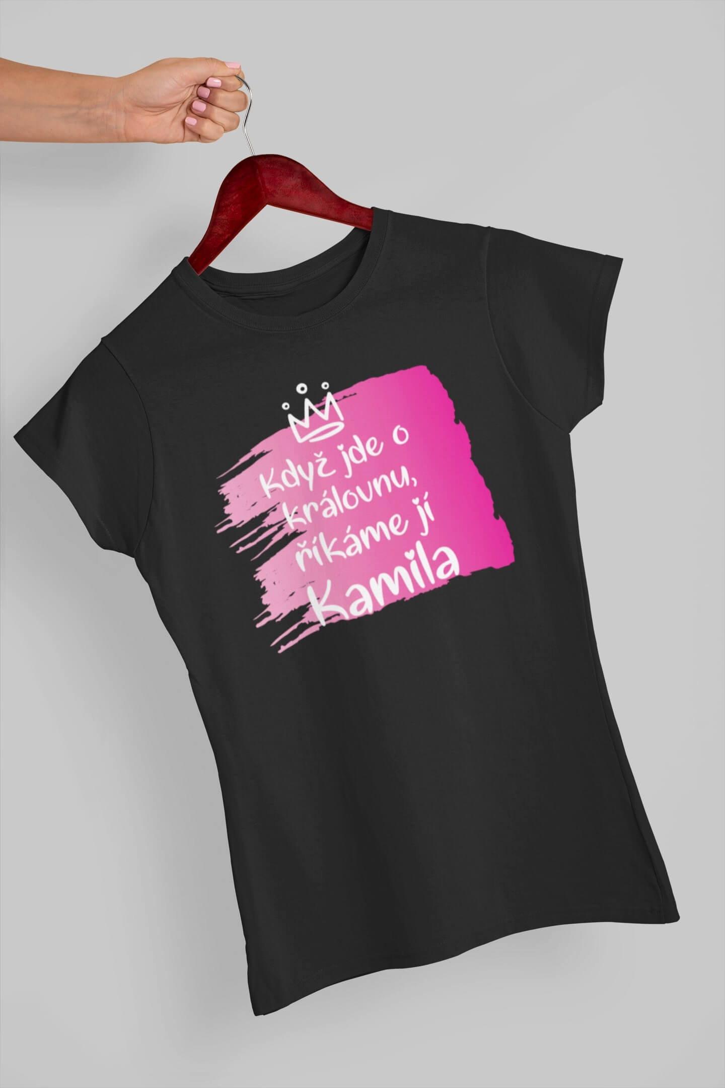 Dámské tričko Kamila Barva: Černá