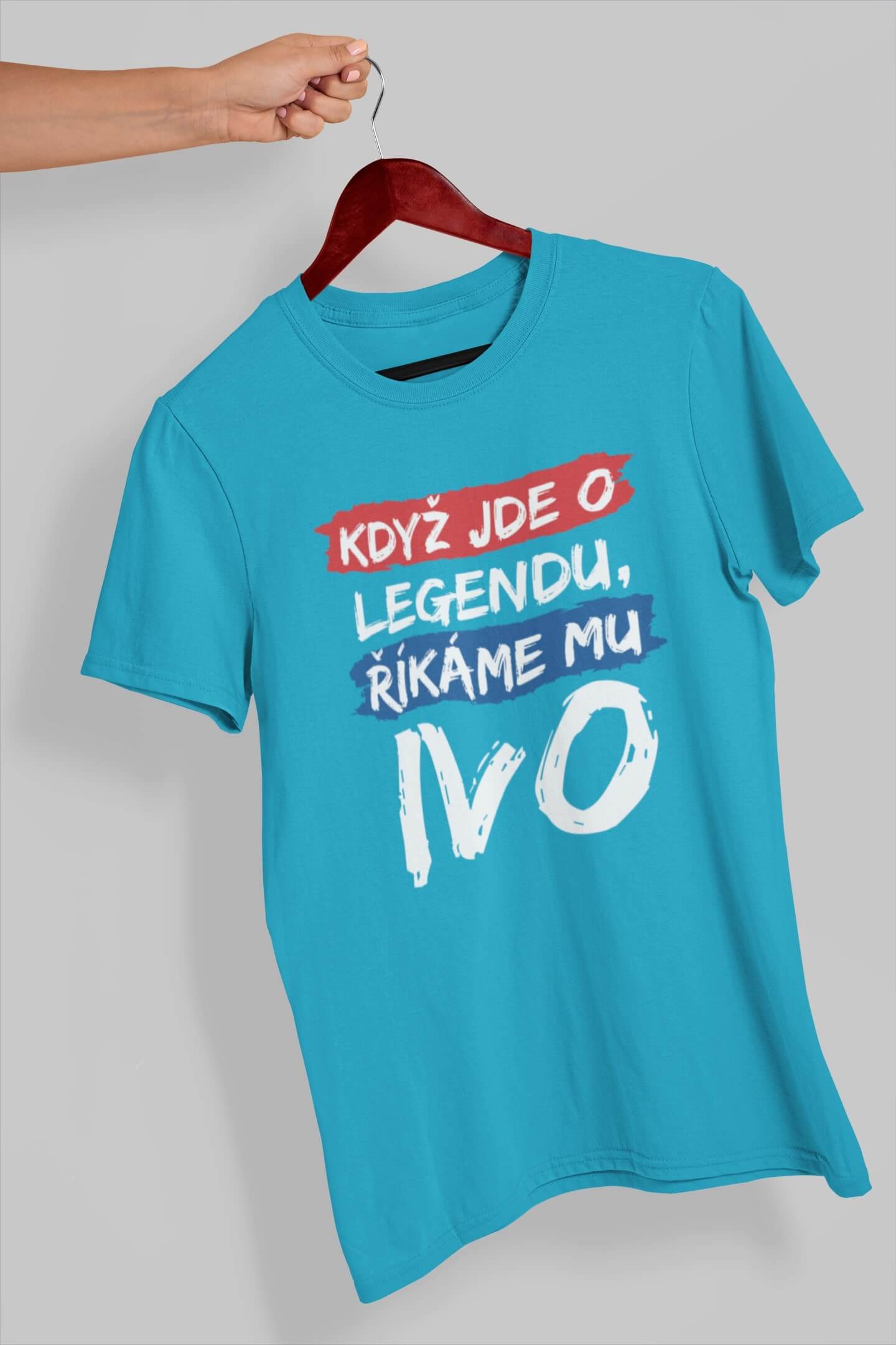 Pánské tričko Ivo Barva: Tyrkysová