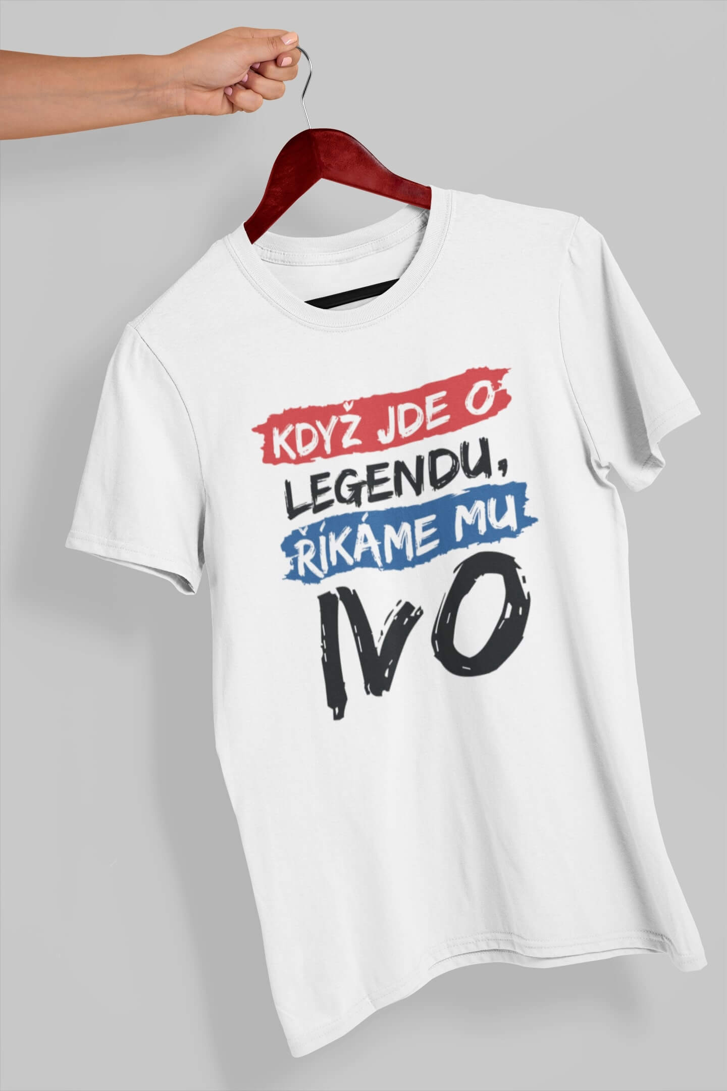 Pánské tričko Ivo Barva: Bíla