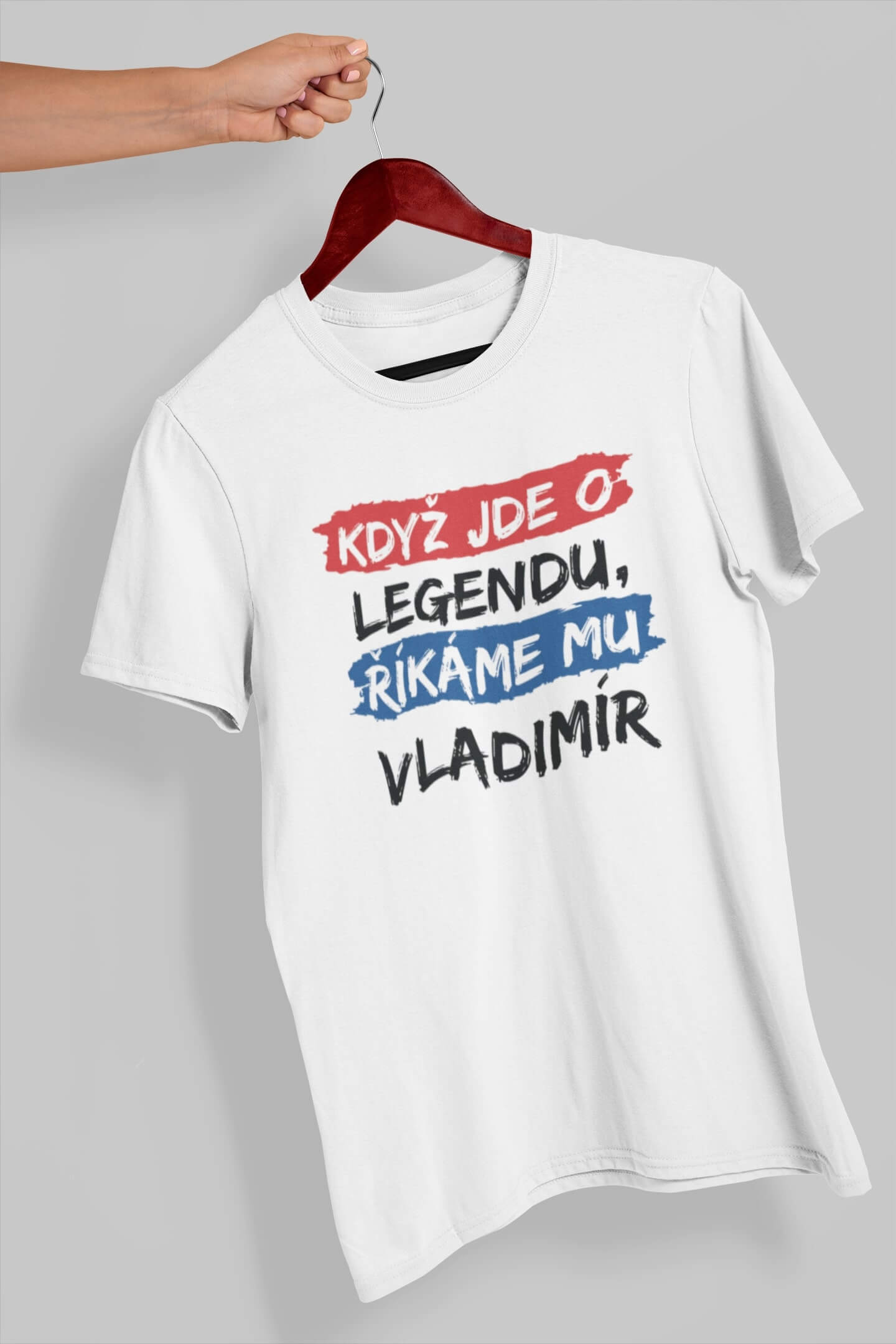 Pánské tričko Vladimír Barva: Bíla