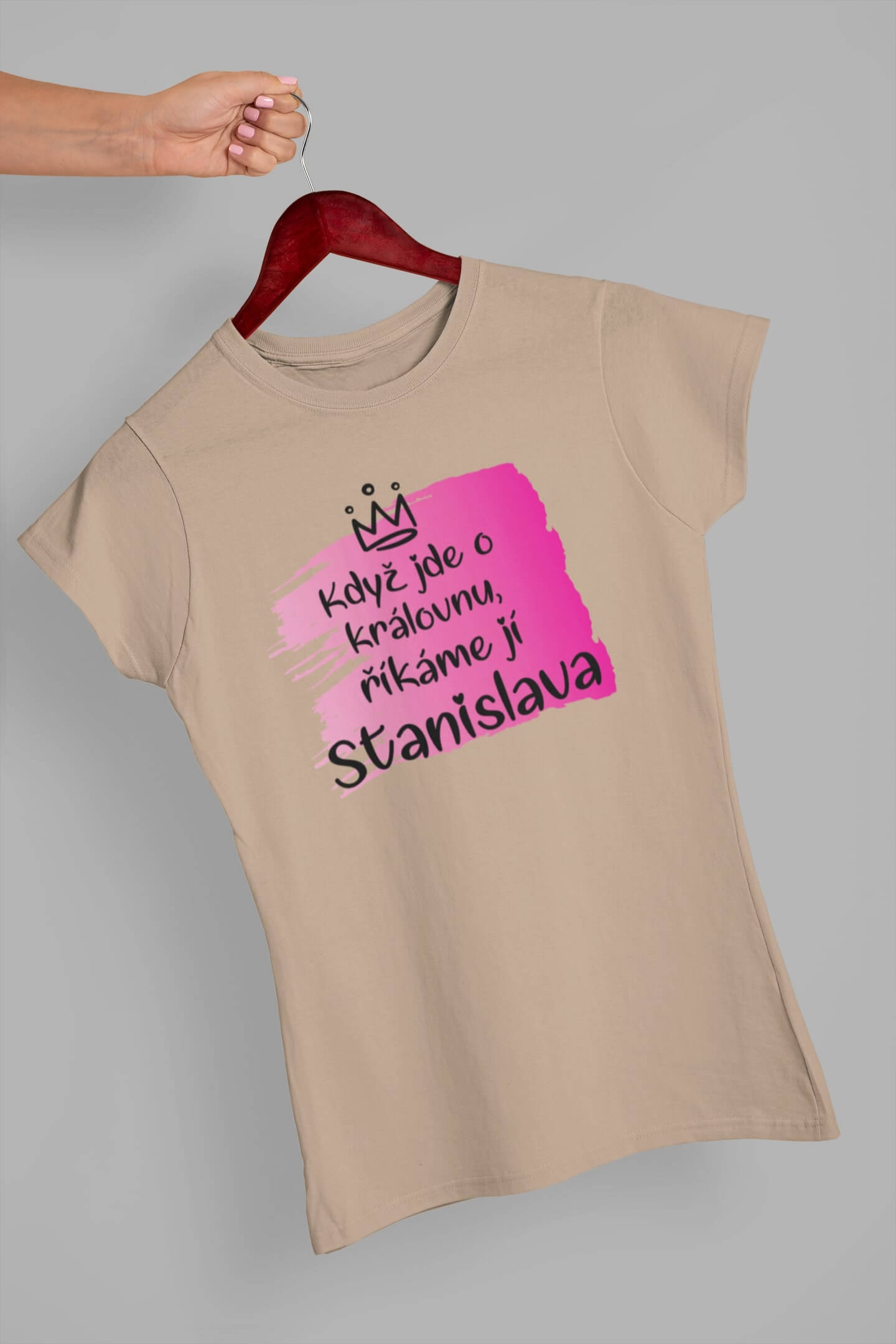 Dámské tričko Stanislava Barva: Písková