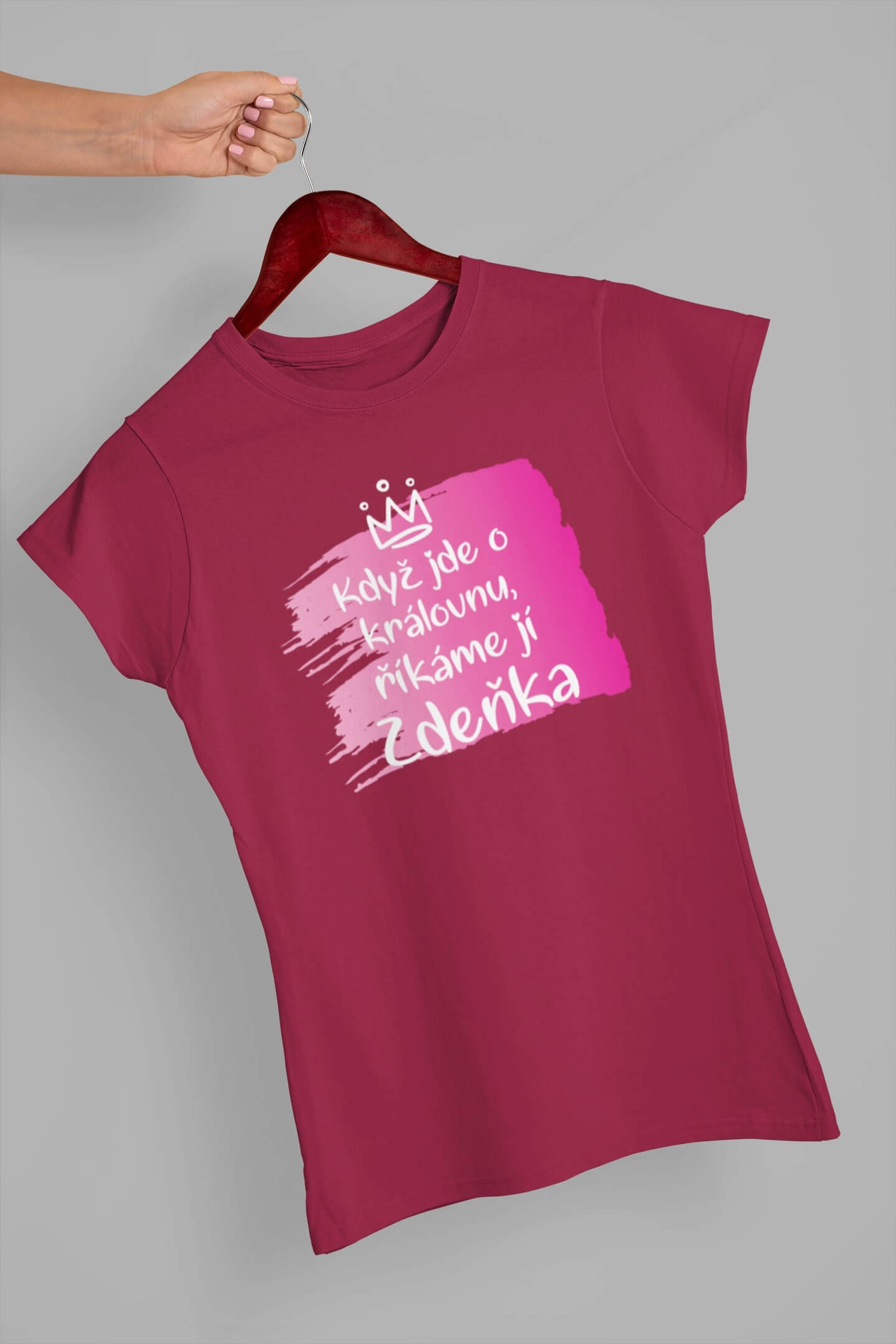 Dámské tričko Zdeňka Barva: Marlboro červená