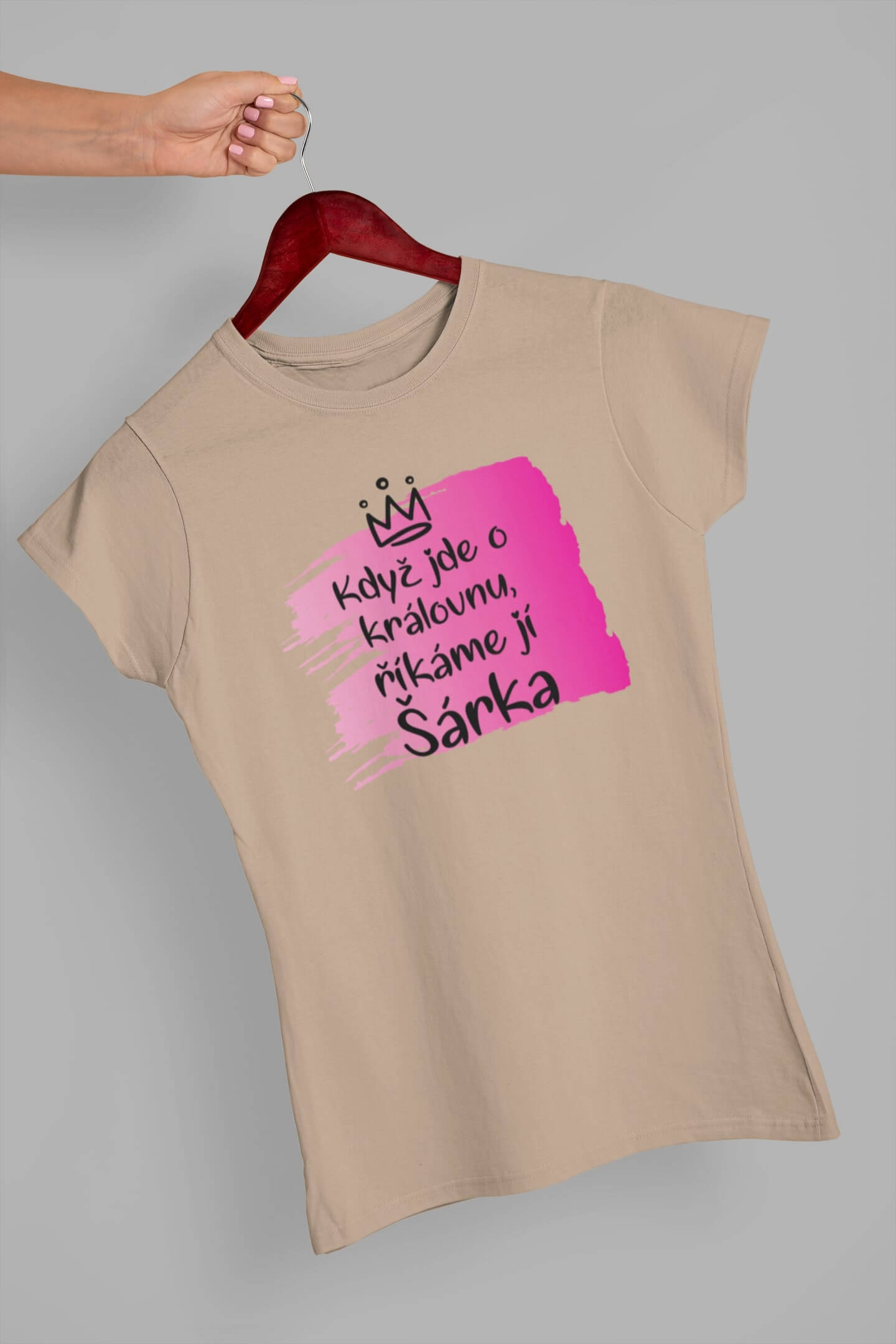 Dámské tričko Šárka Barva: Písková