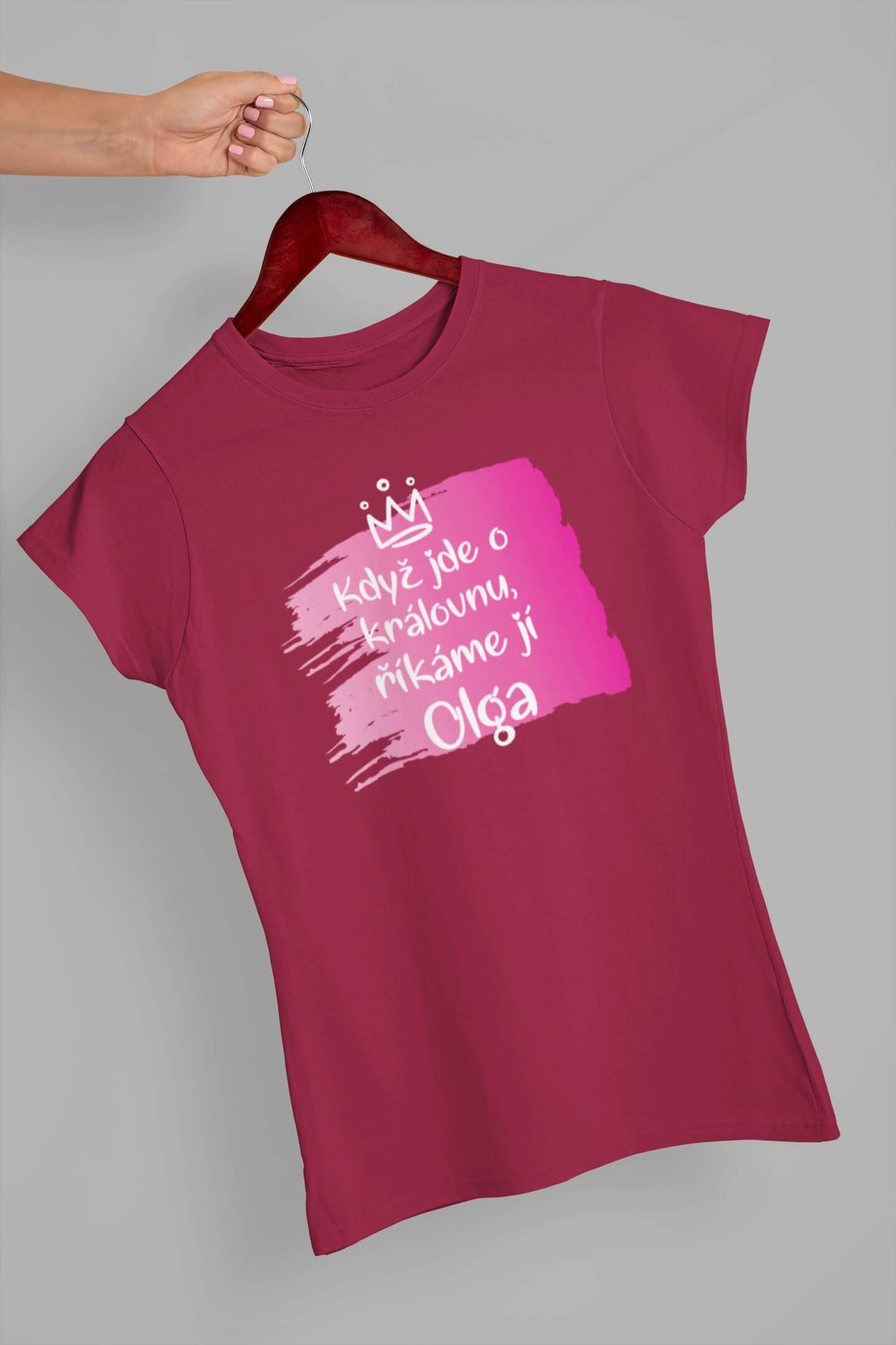 Dámské tričko Olga Barva: Marlboro červená