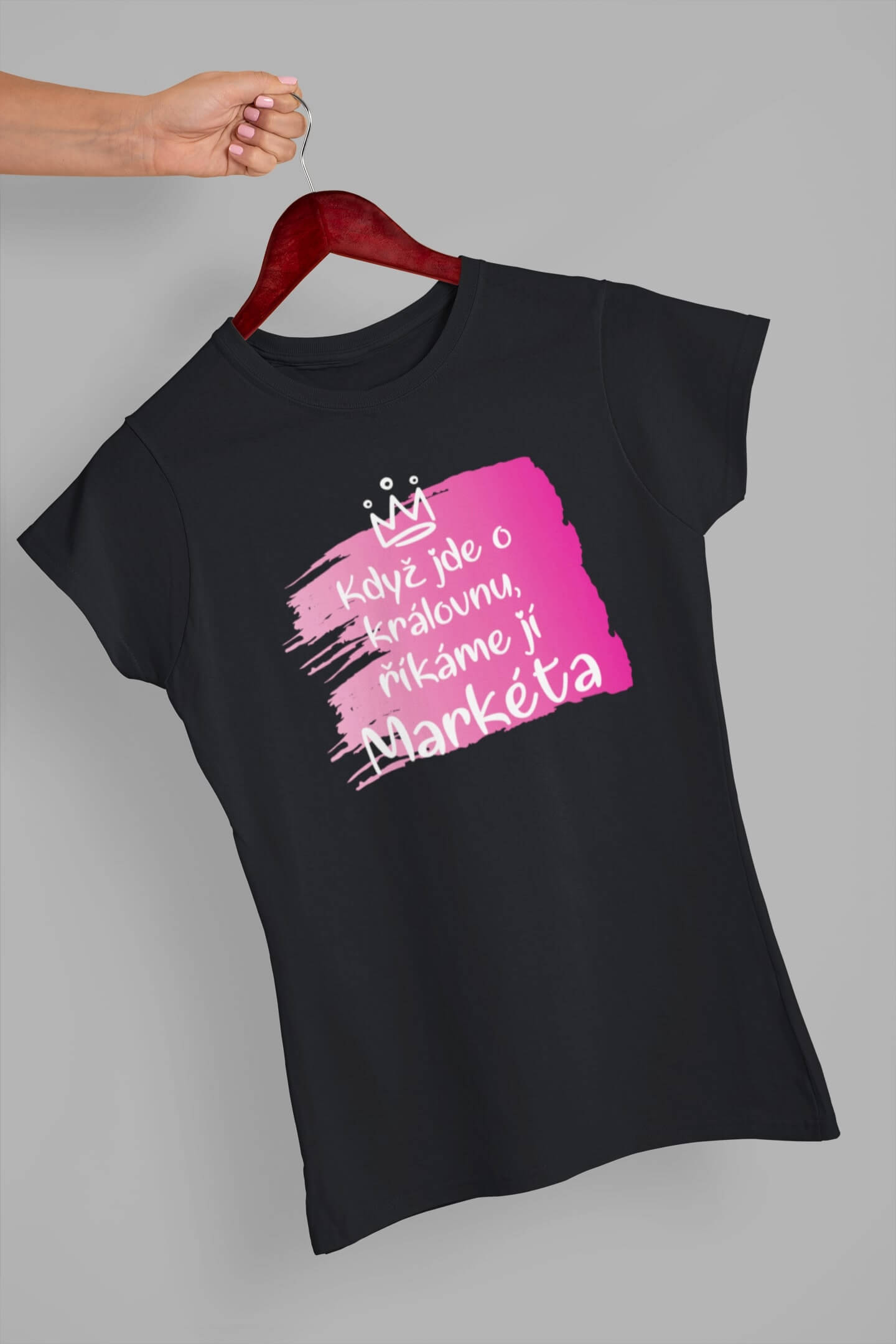 Dámské tričko Markéta Barva: Černá