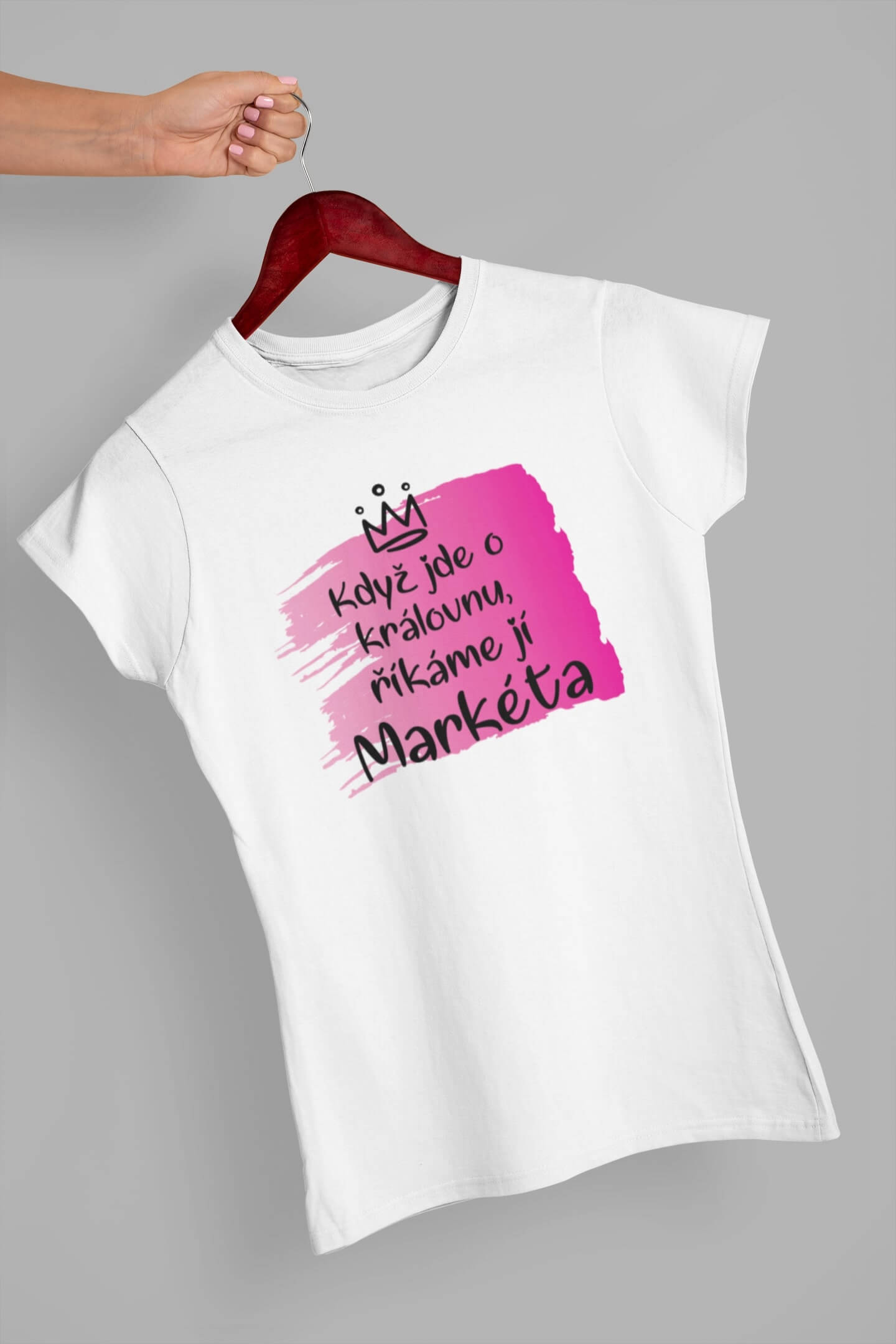 Dámské tričko Markéta Barva: Bíla