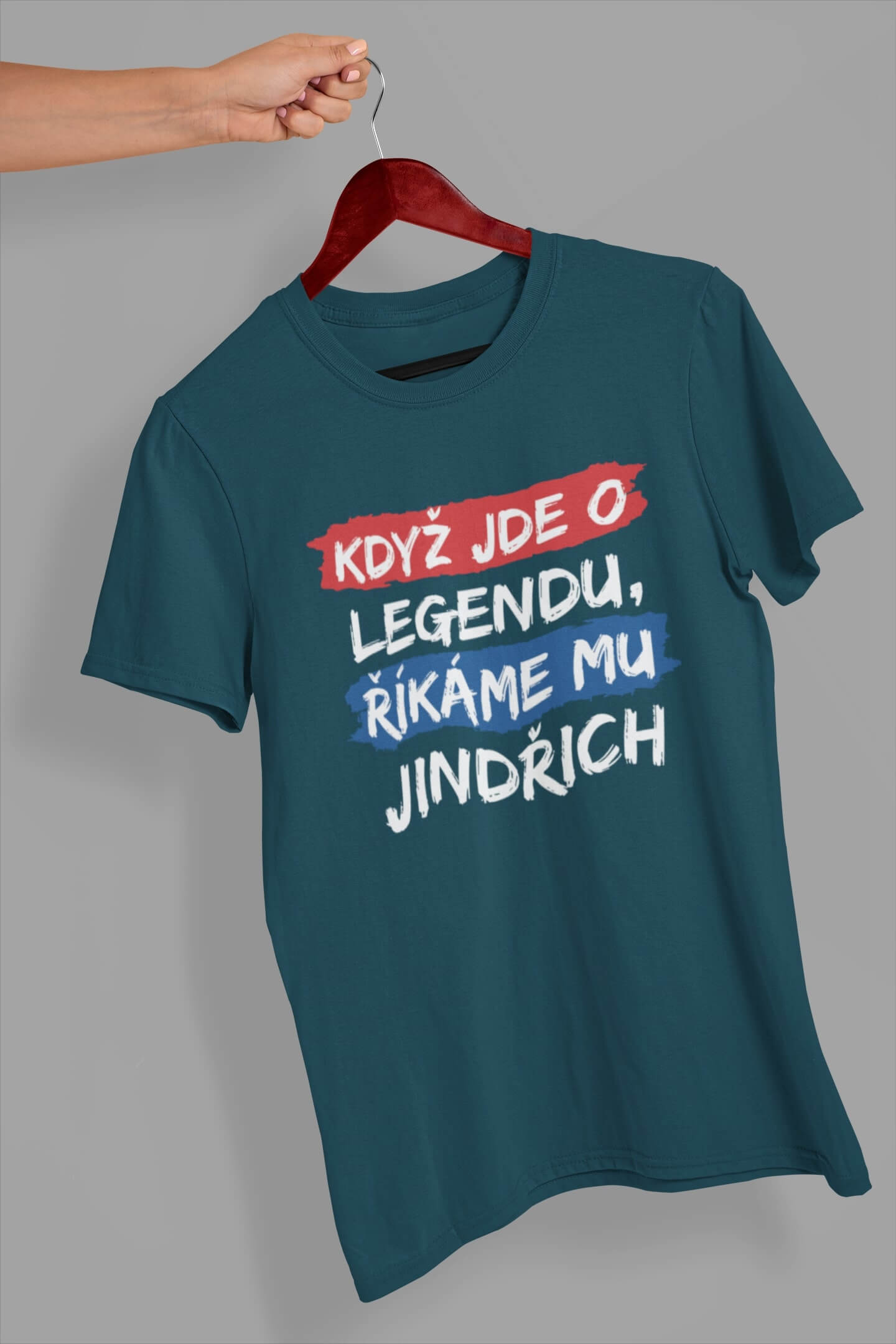 Pánské tričko Jindřich Barva: Petrolejová modrá