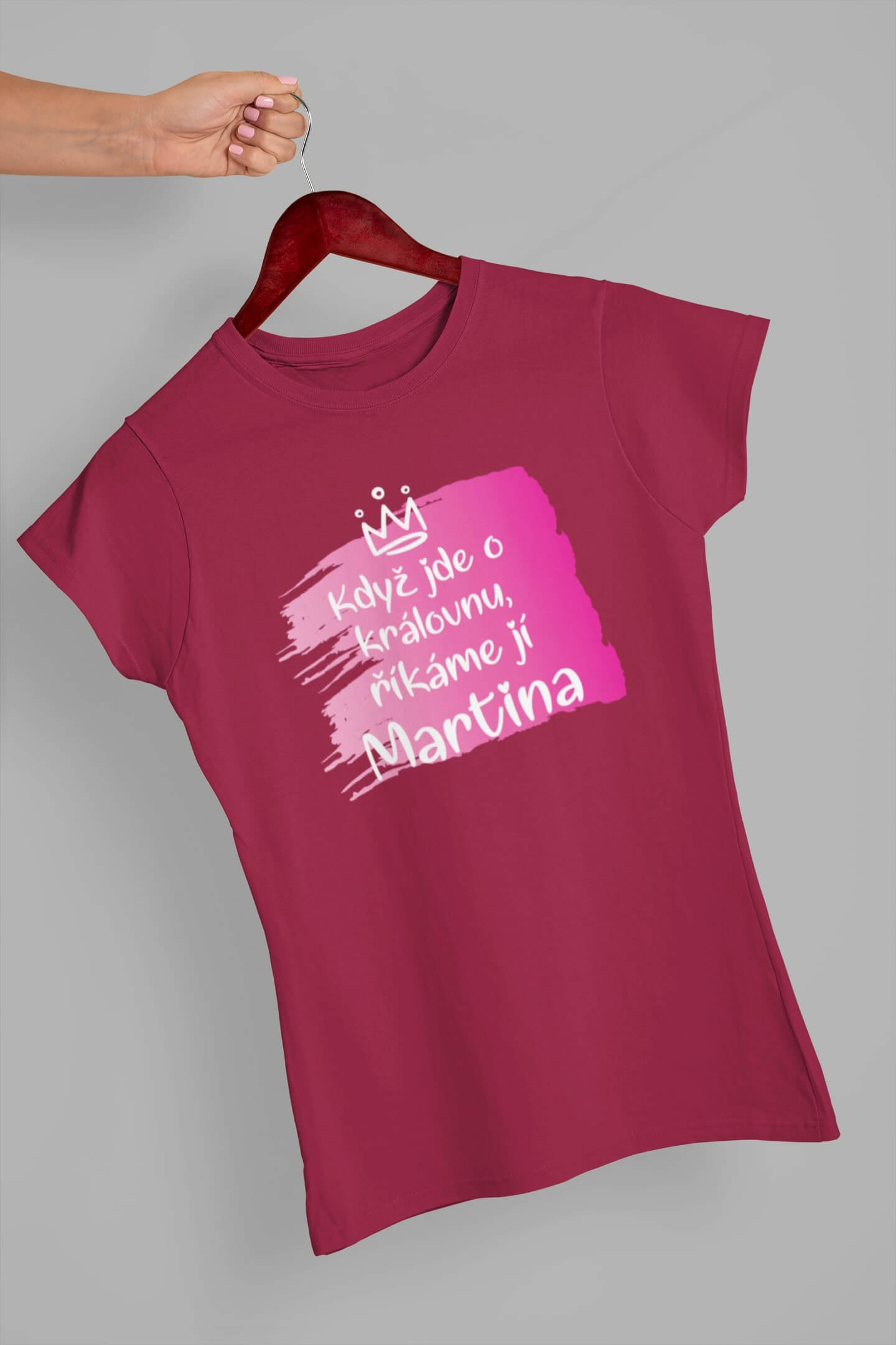 Dámské tričko Martina Barva: Marlboro červená