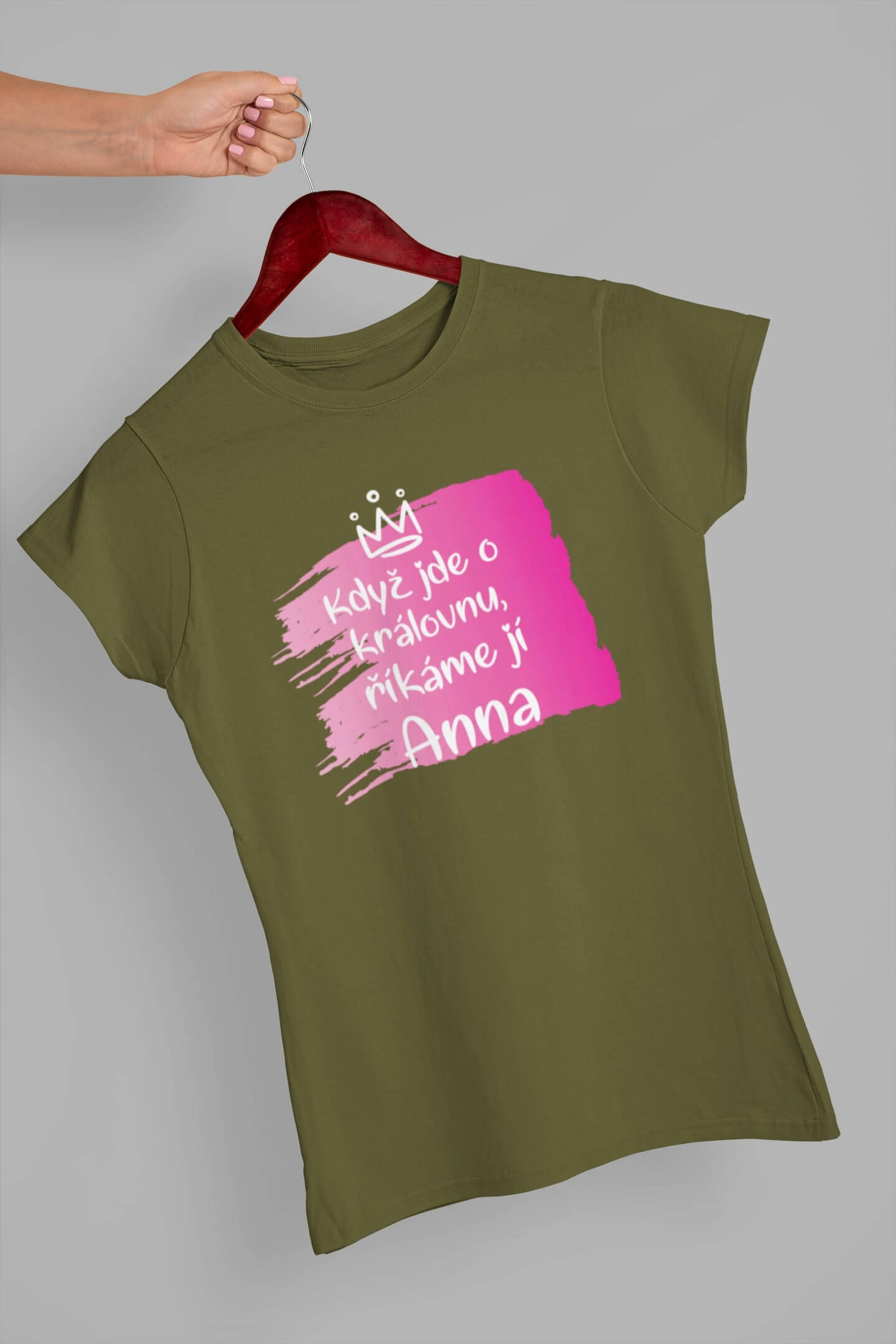 Dámské tričko Anna Barva: Khaki