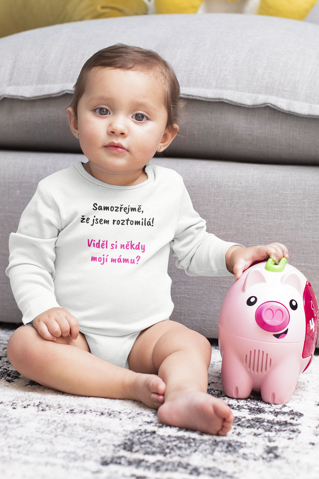 Kojenecké body Jsem roztomilá Velikost: 68(4m-6m)