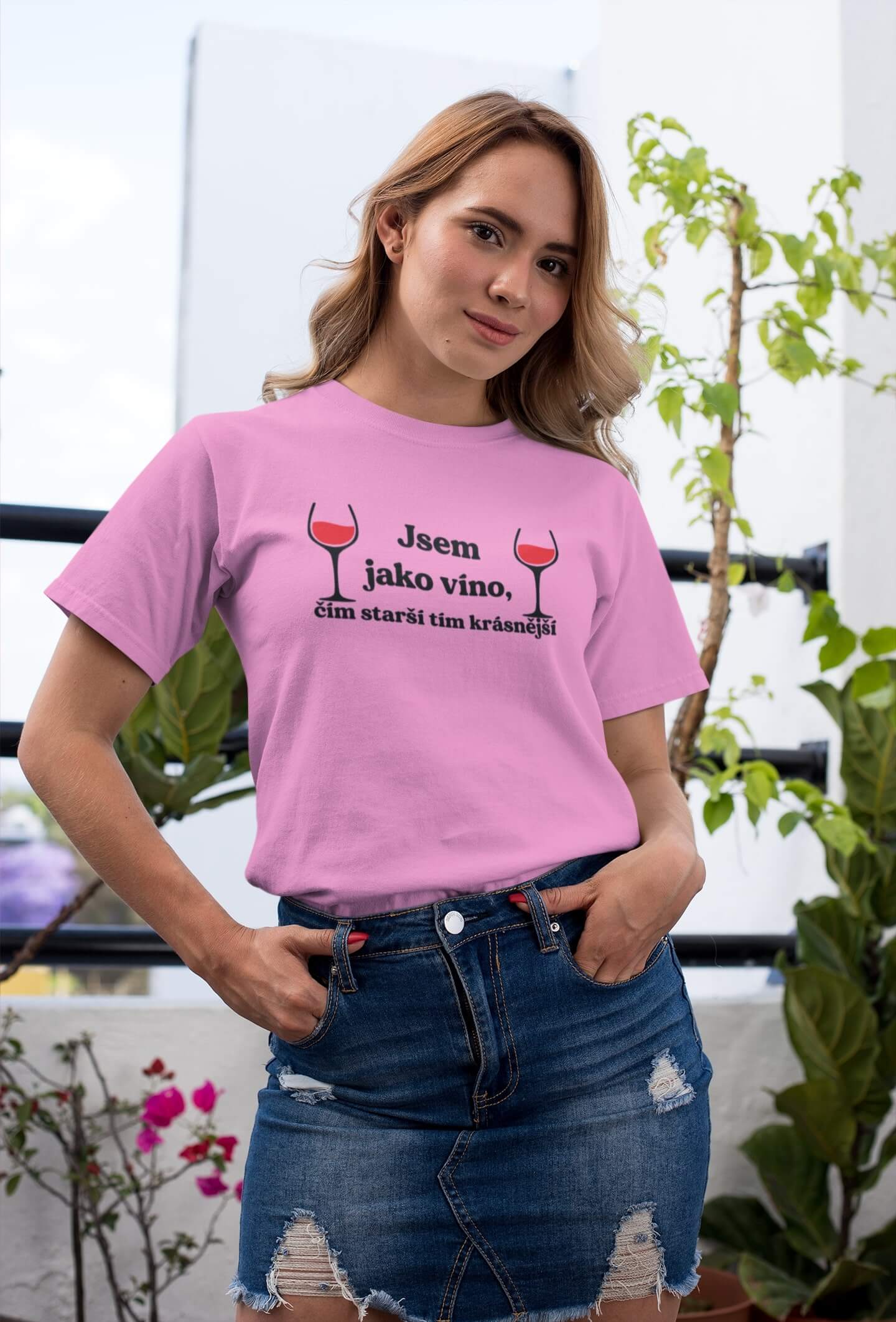 Dámské tričko Jsem jako víno