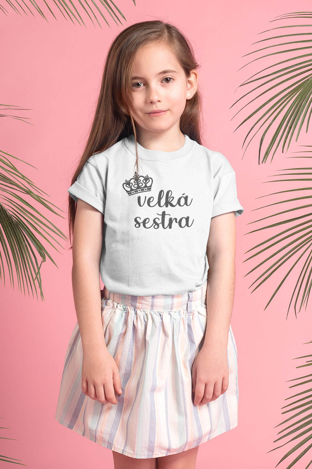 Dětské tričko Velká sestra Barva: Bíla, Velikost: 110