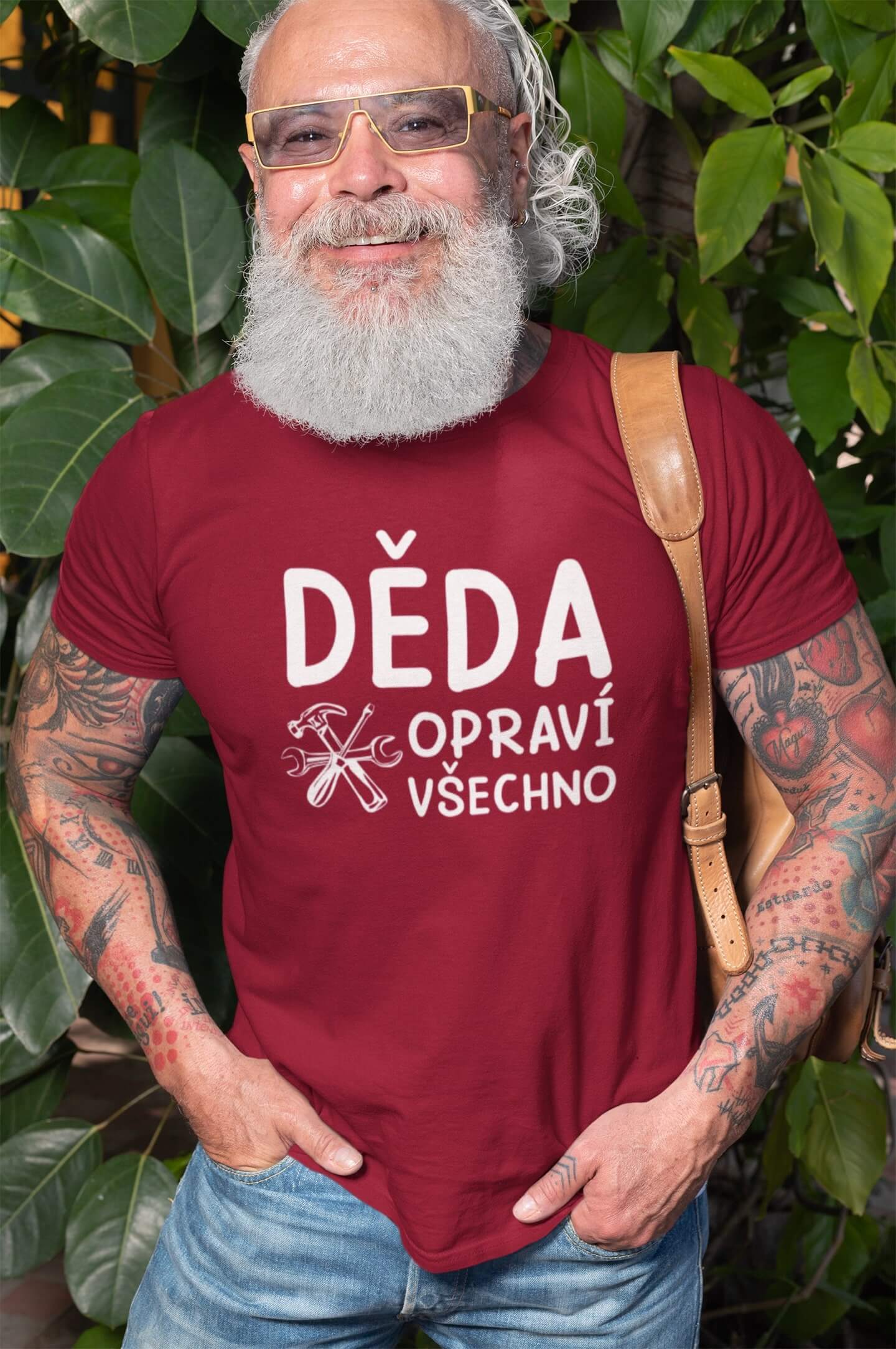 Pánské tričko Děda opraví všechno