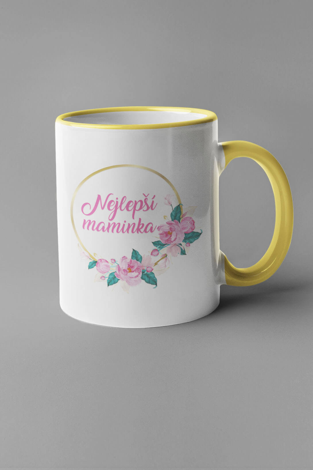 Hrnek Nejlepší maminka Barva: Žlutá