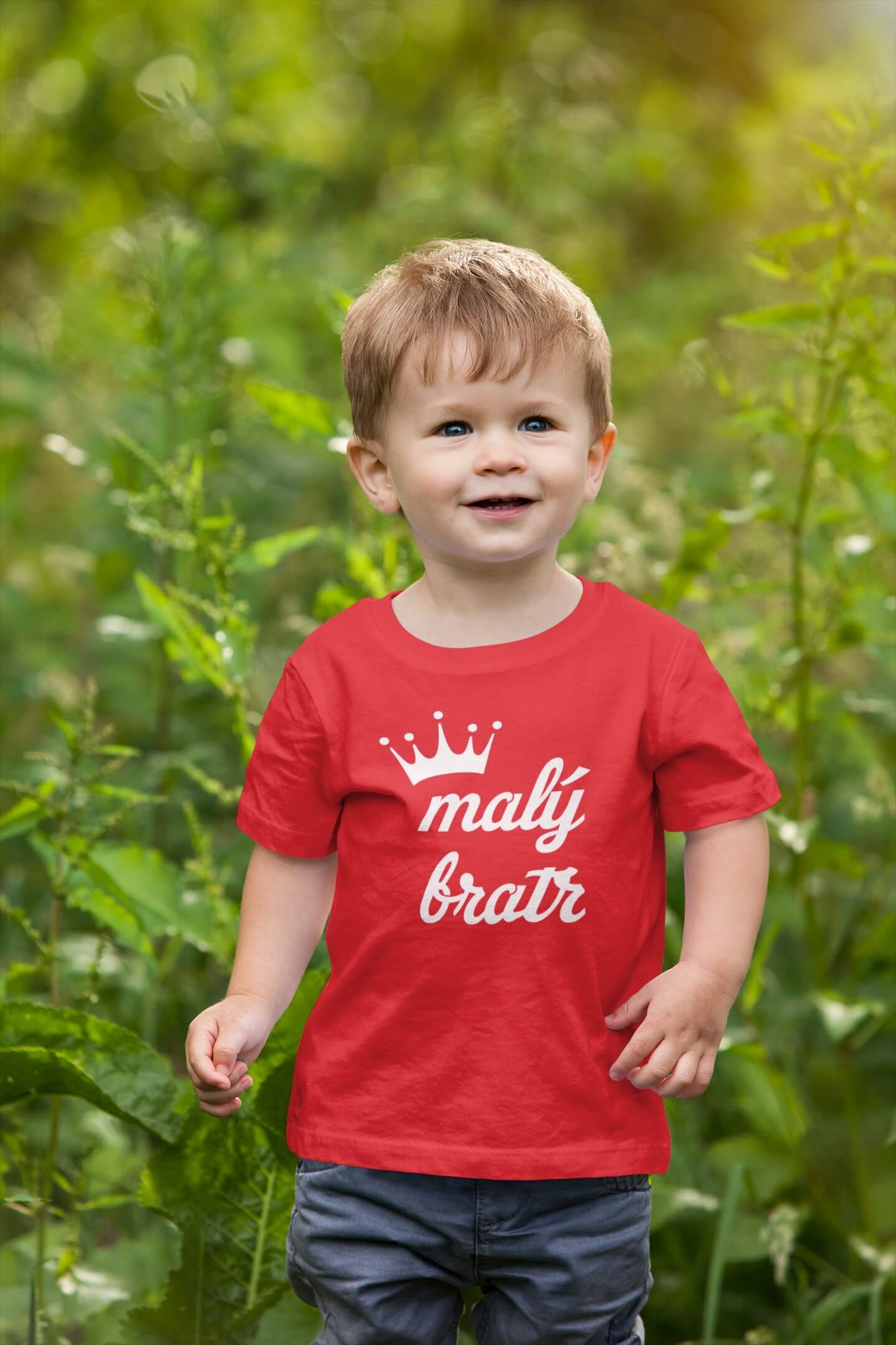 Chlapecké tričko Malý bratr Barva: Červená, Velikost: 122