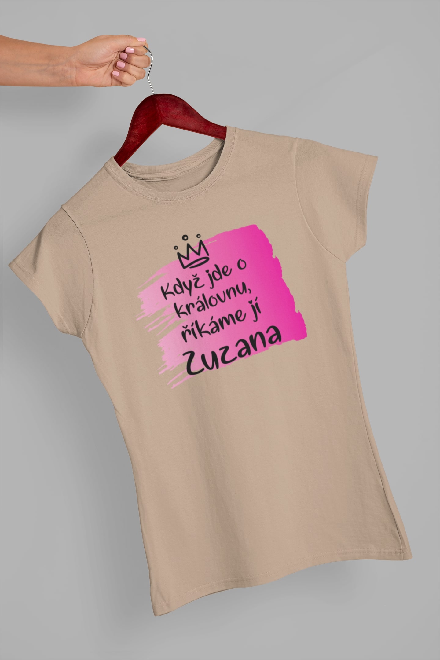 Dámské tričko Zuzana Barva: Písková