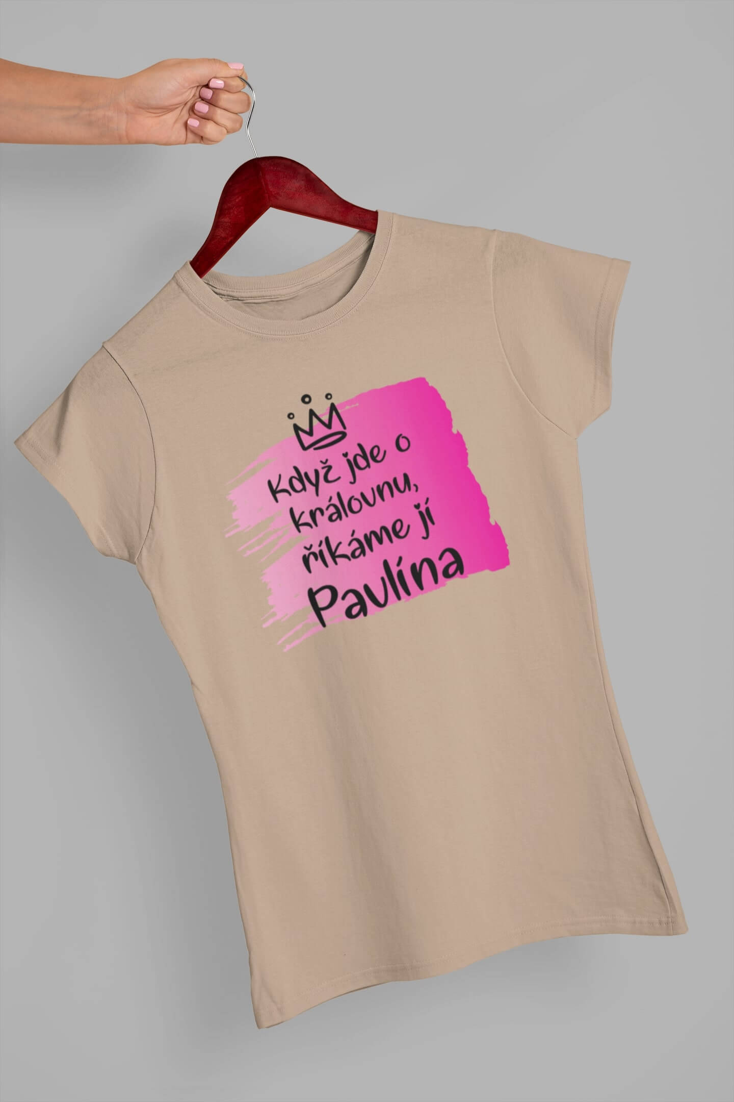 Dámské tričko Pavlína Barva: Písková