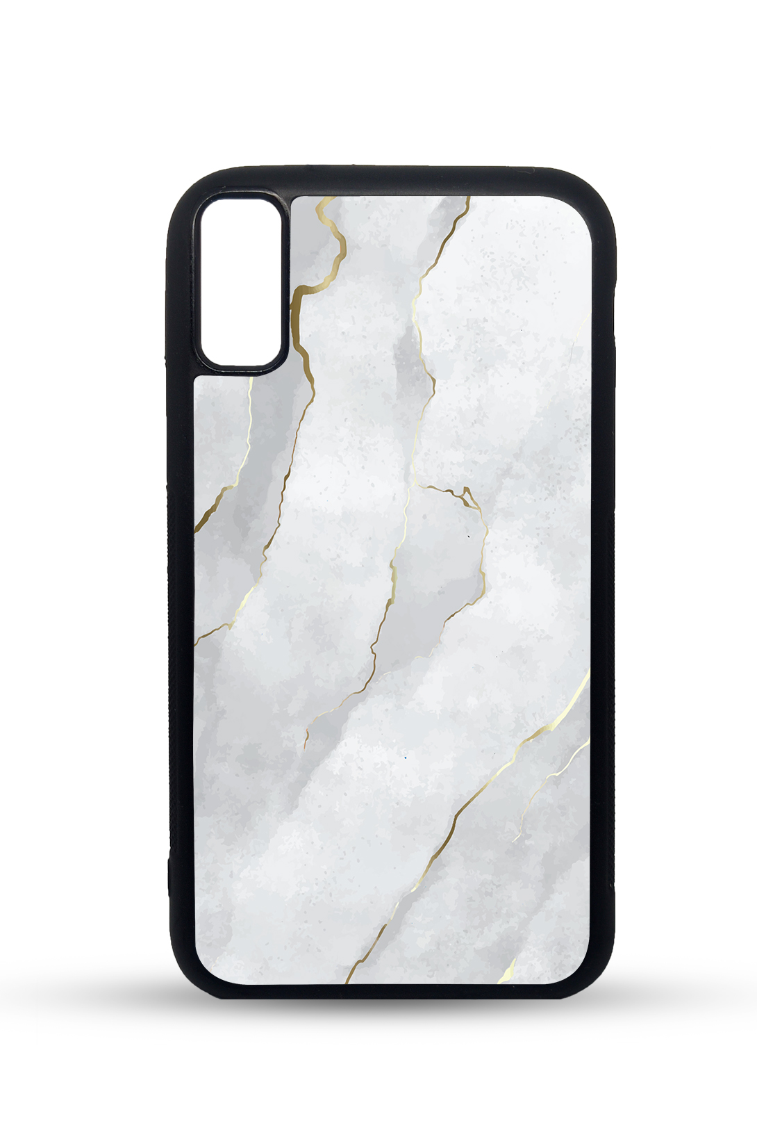 Mobilní kryt Iphone Stříbrný mramor Model telefónu: iPhone X