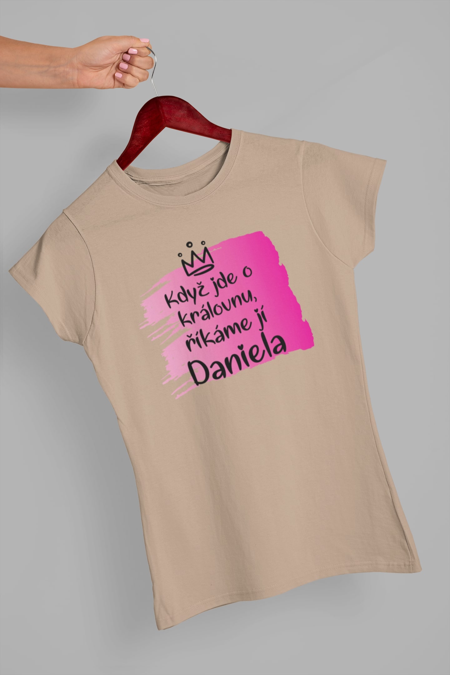 Dámské tričko Daniela Barva: Písková