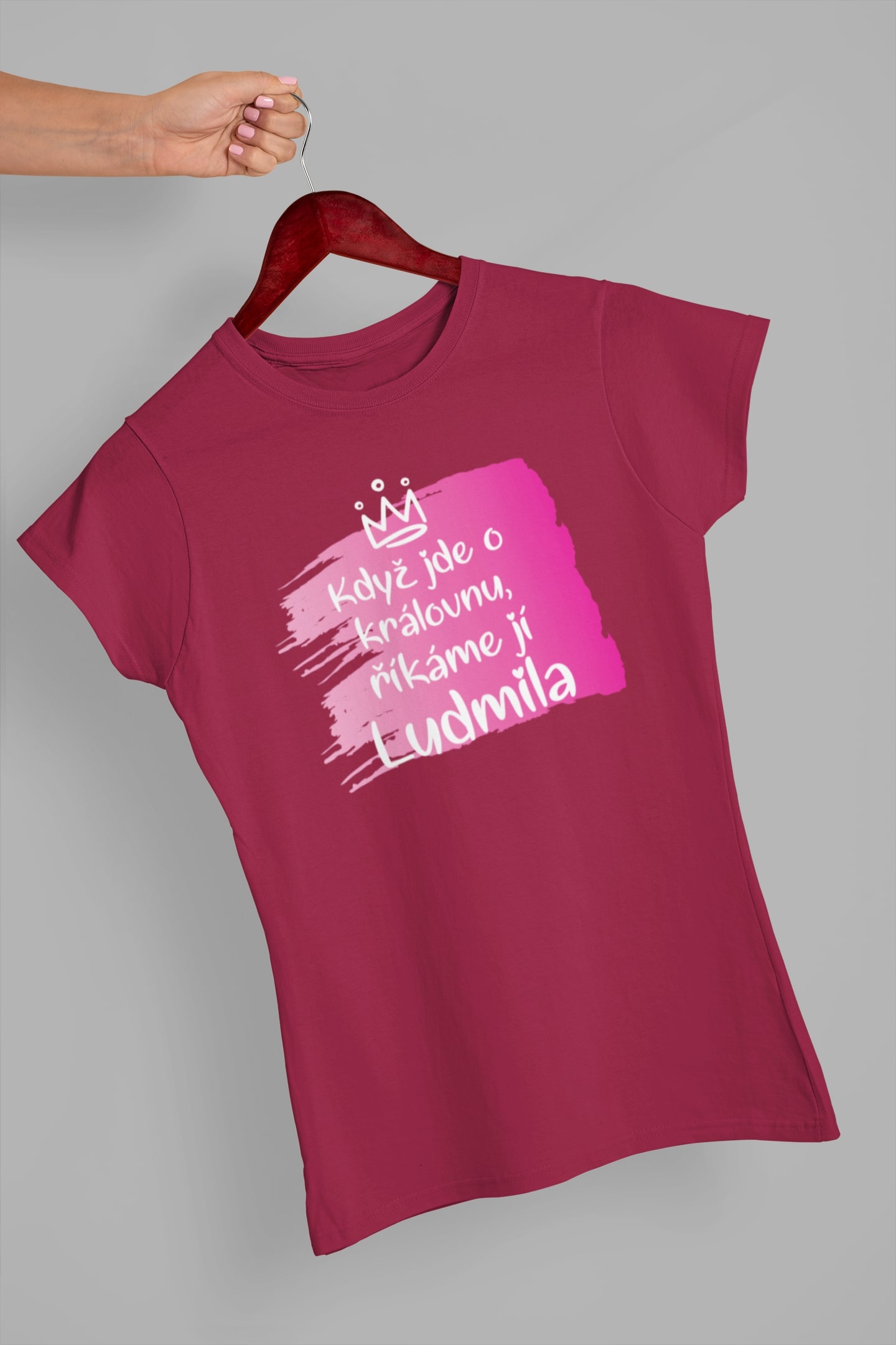 Dámské tričko Ludmila Barva: Marlboro červená