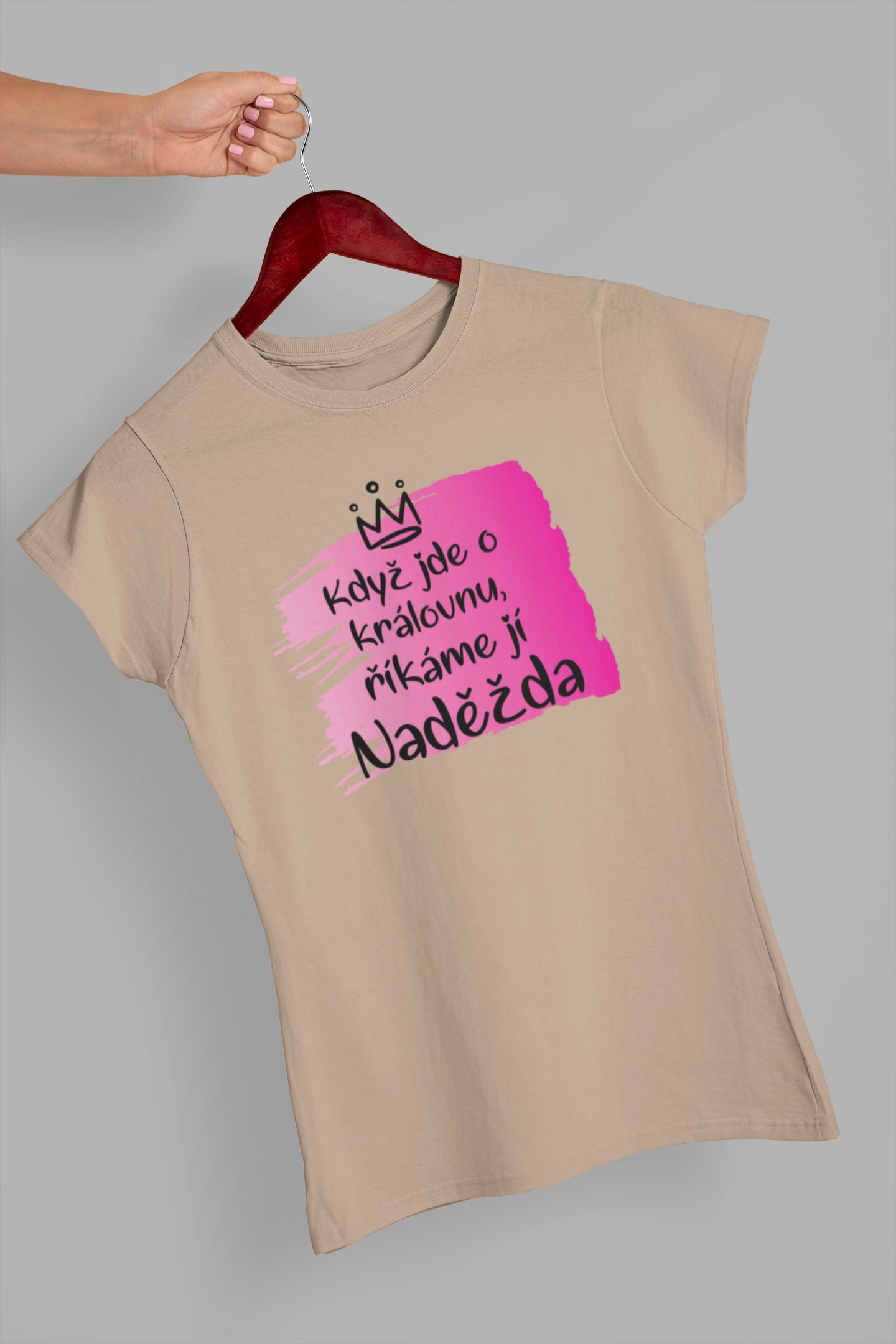 Dámské tričko Naděžda Barva: Písková