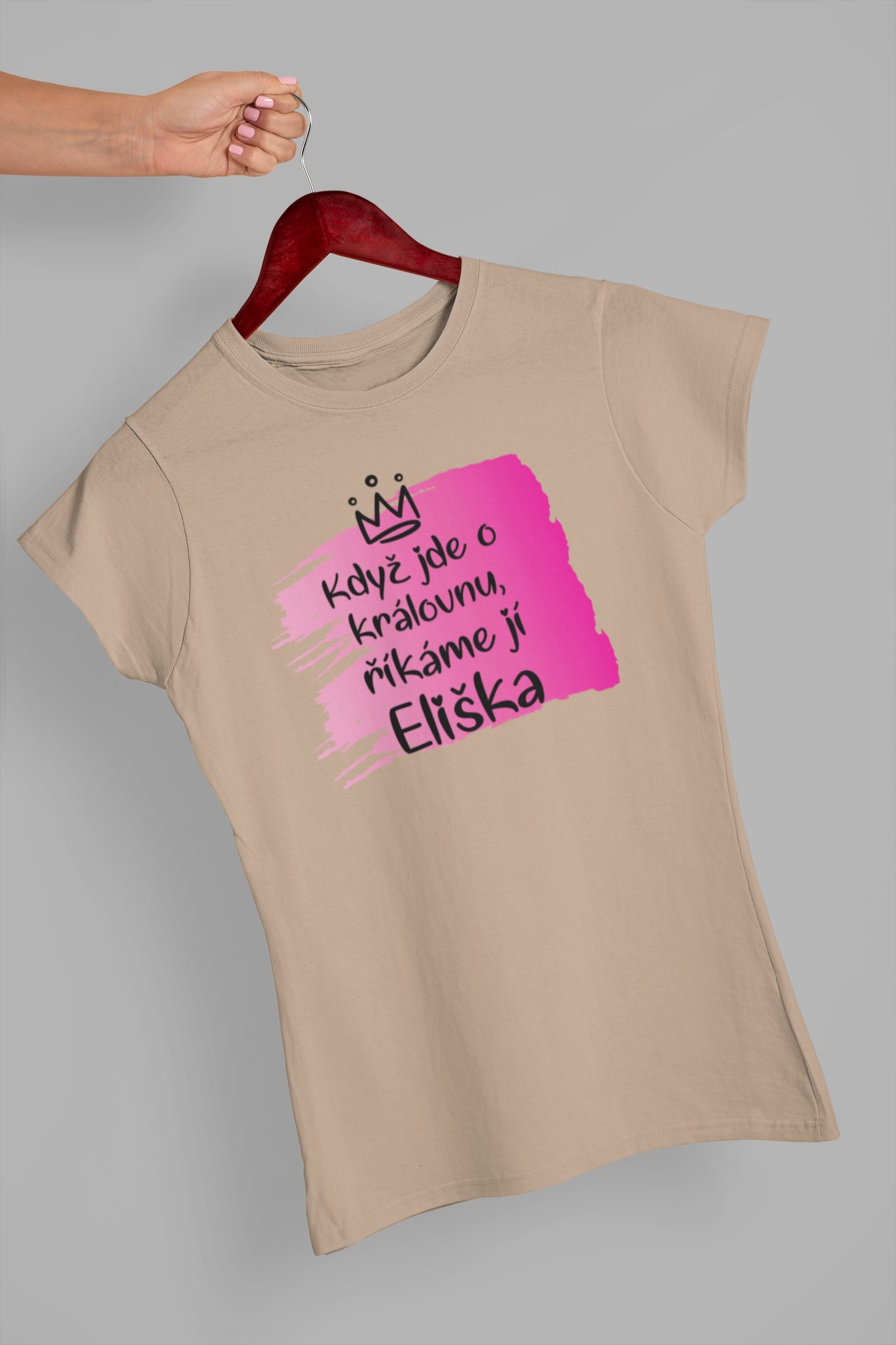 Dámské tričko Eliška Barva: Písková