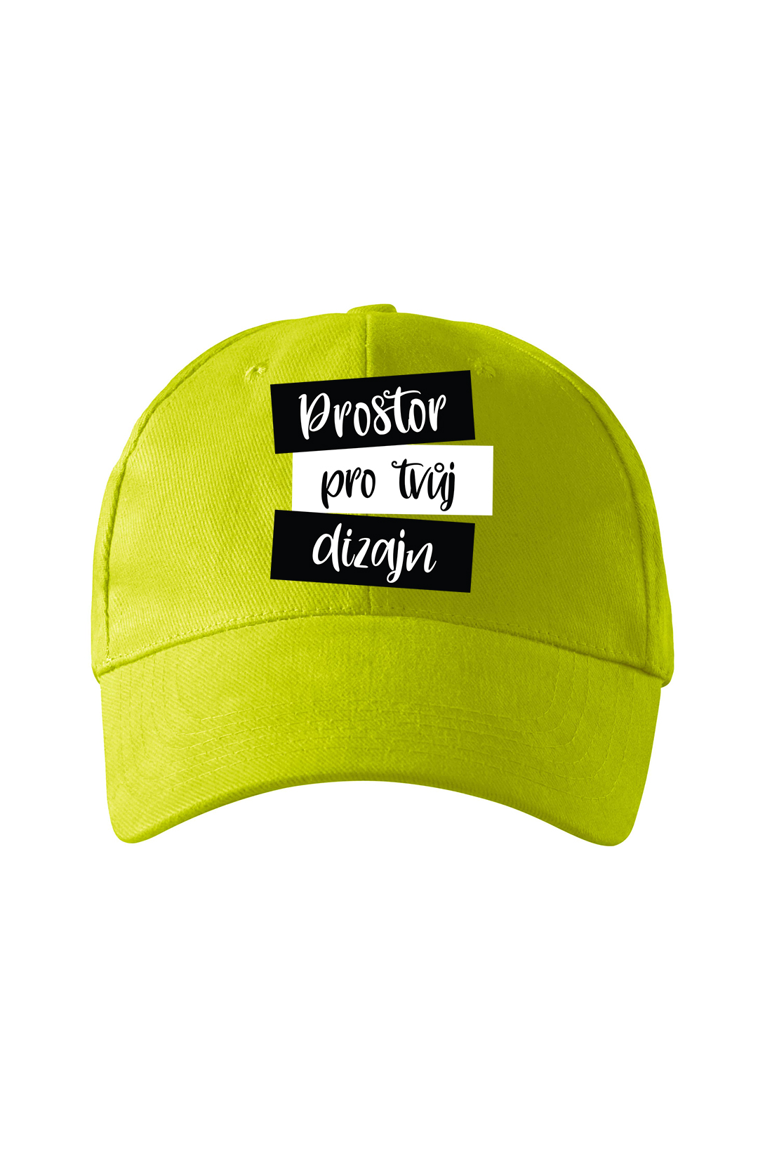 Dětská kšiltovka s vlastním potiskem Barva: Limetková