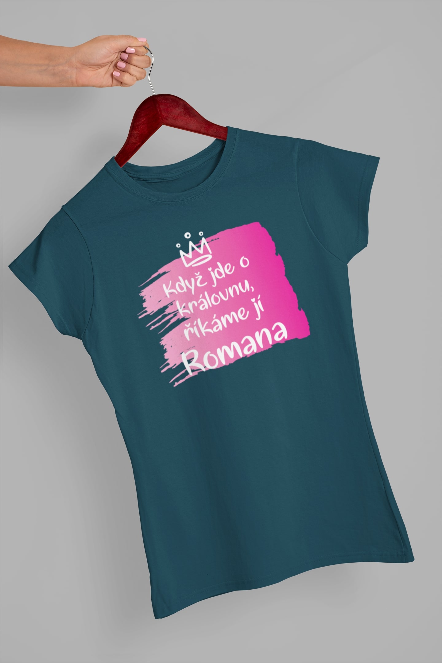 Dámské tričko Romana Barva: Petrolejová modrá