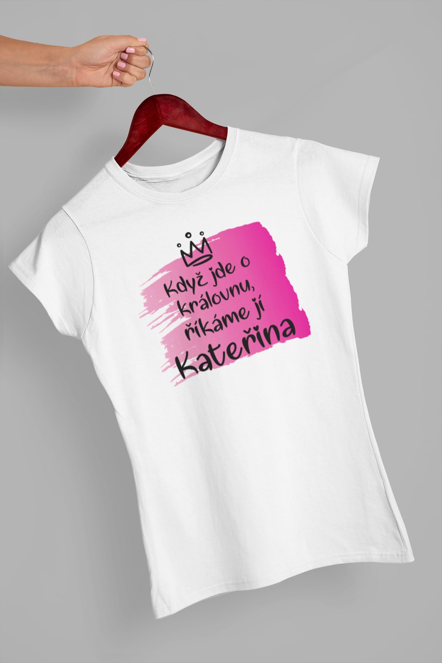 Dámské tričko Kateřina Barva: Bíla