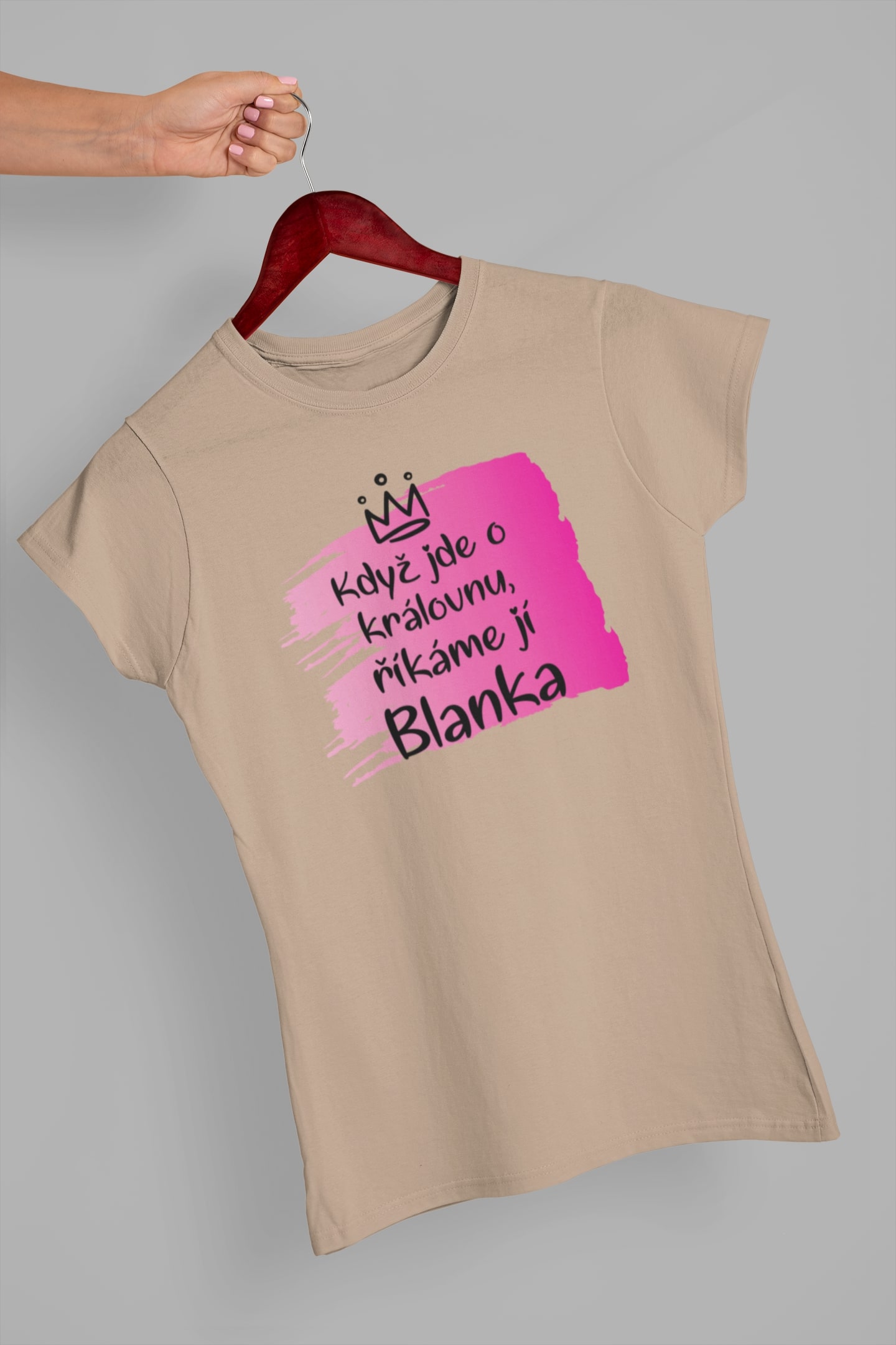 Dámské tričko Blanka Barva: Písková