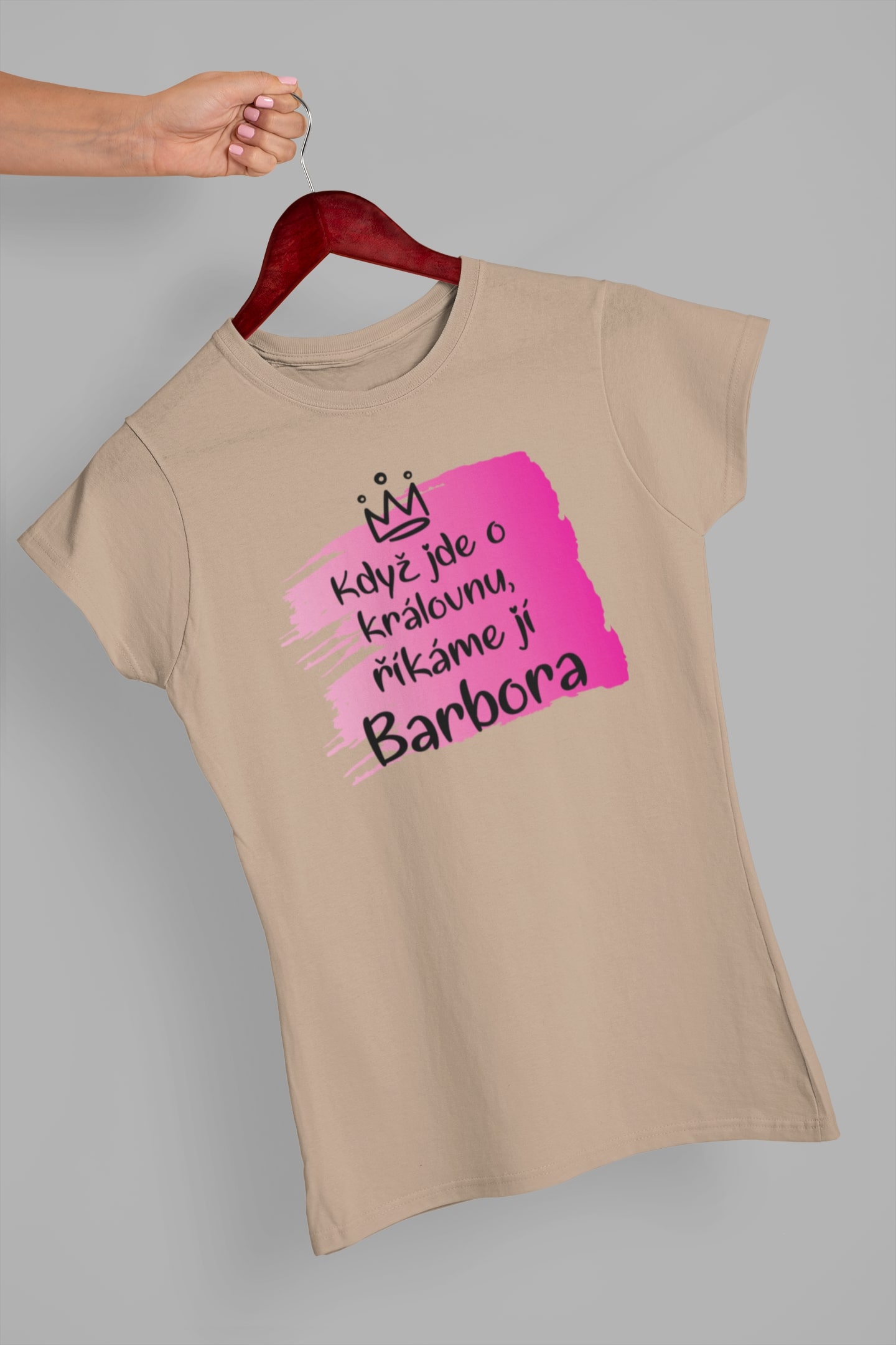 Dámské tričko Barbora Barva: Písková