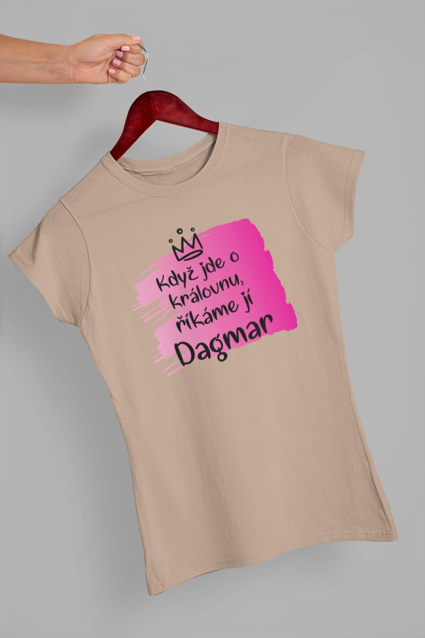 Dámské tričko Dagmar Barva: Písková