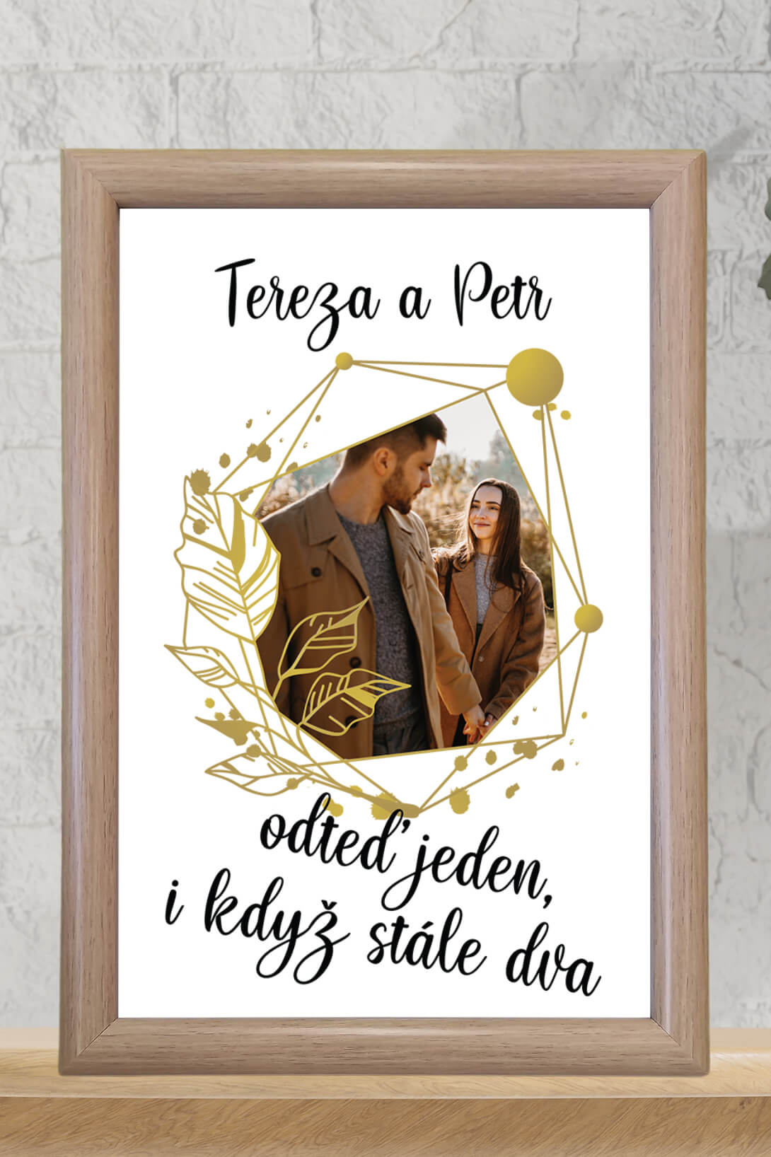 Fotokoláž Stále dva Barva: Přírodní