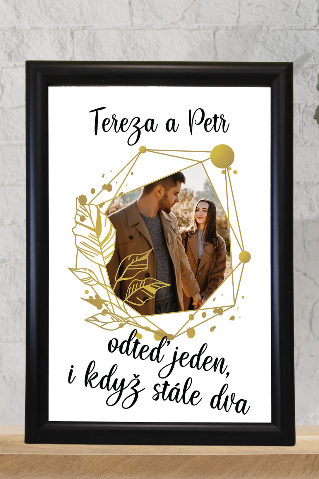 Fotokoláž Stále dva Barva: Černá