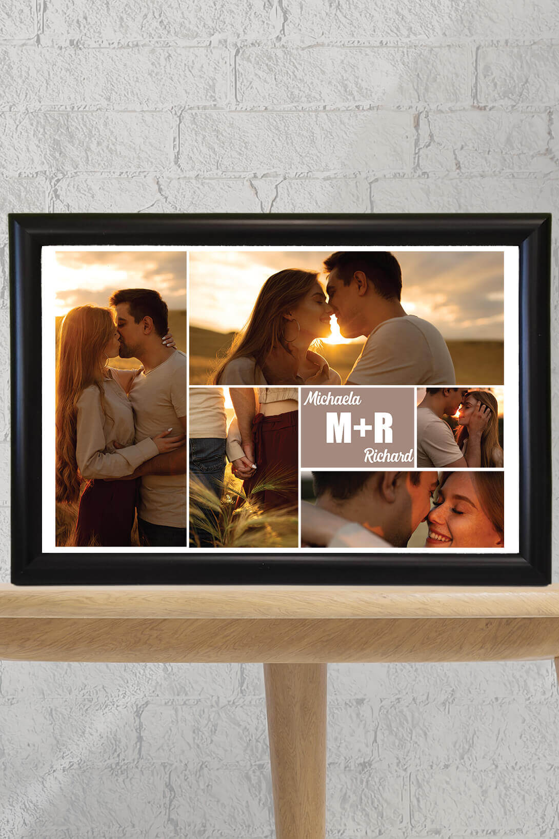 Fotokoláž s vlastními jmény Barva: Černá