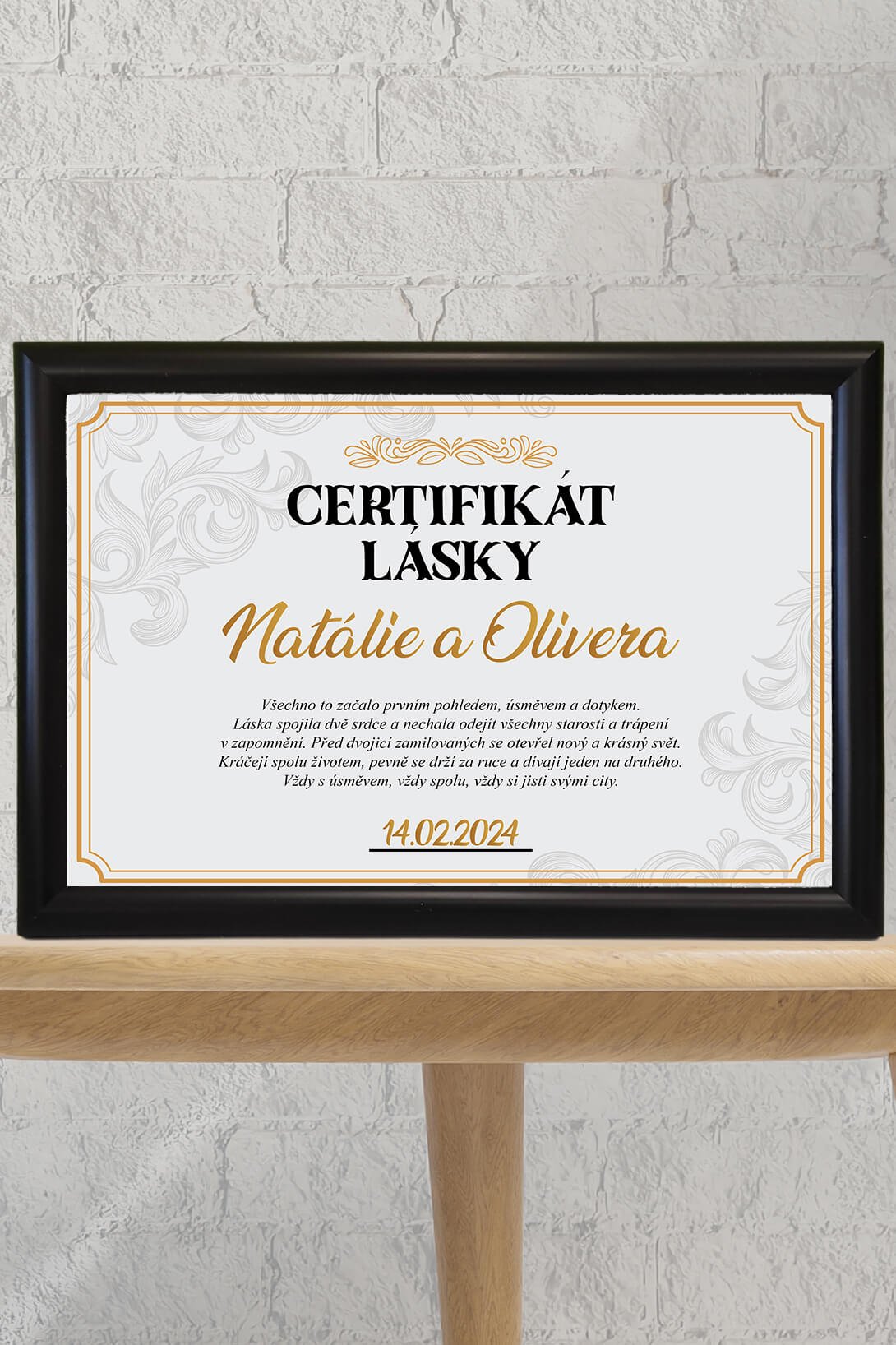 Certifikát lásky