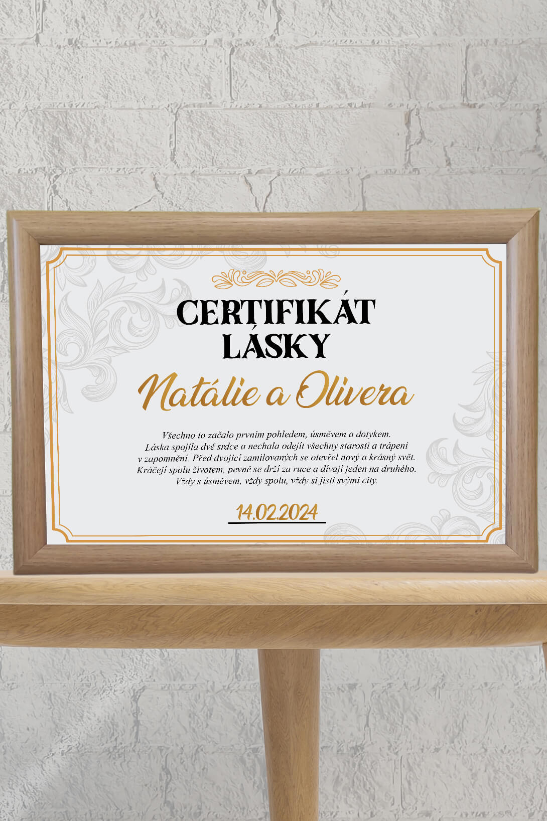 Certifikát lásky